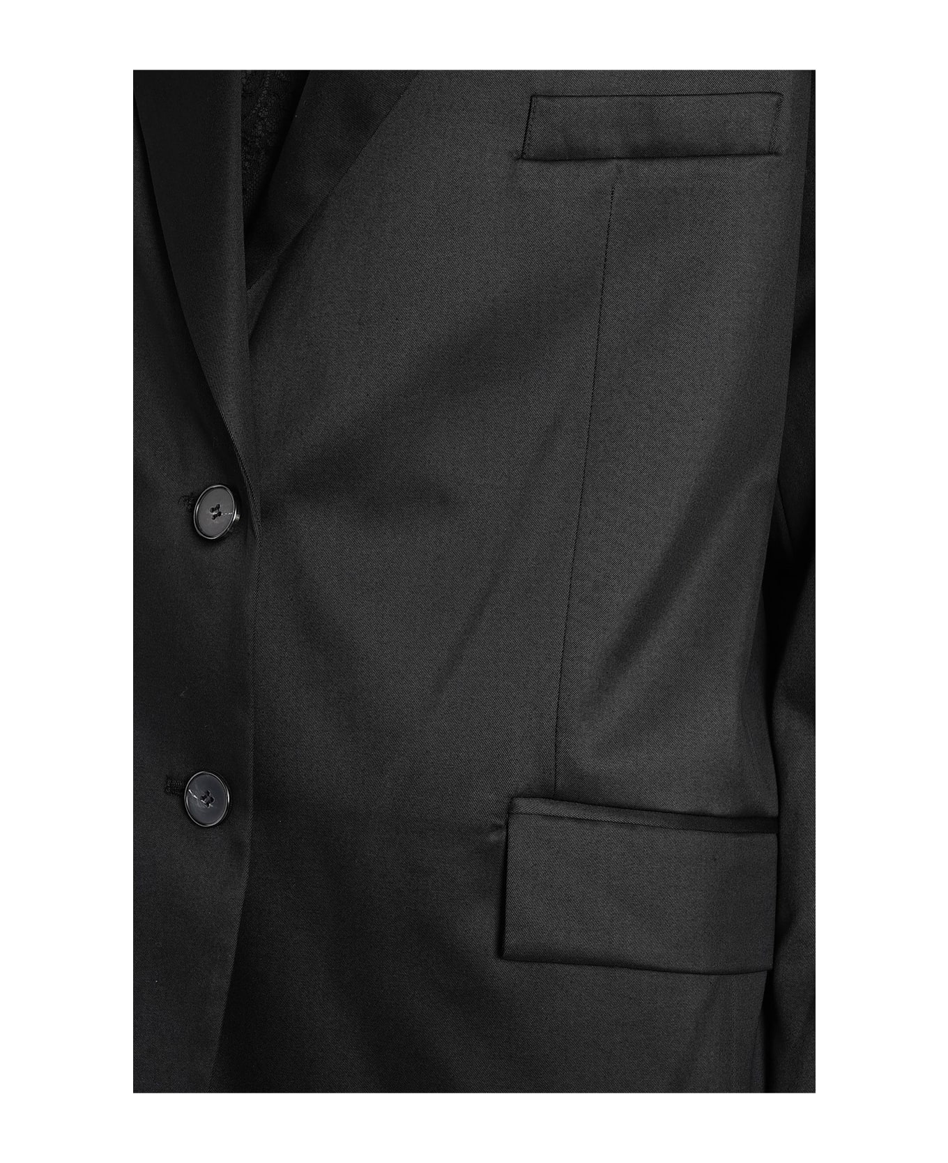 IRO Douny Blazer In Black Wool And Polyester - black