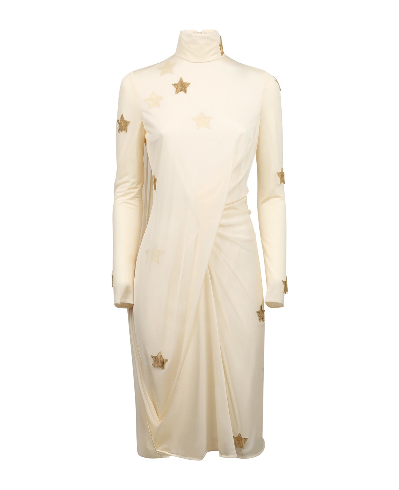 Burberry Star-pattern Dress - White
