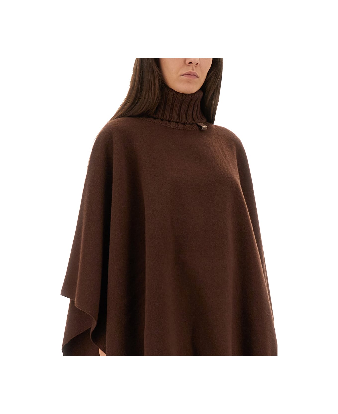 Fabiana Filippi Platinum Hood - BROWN
