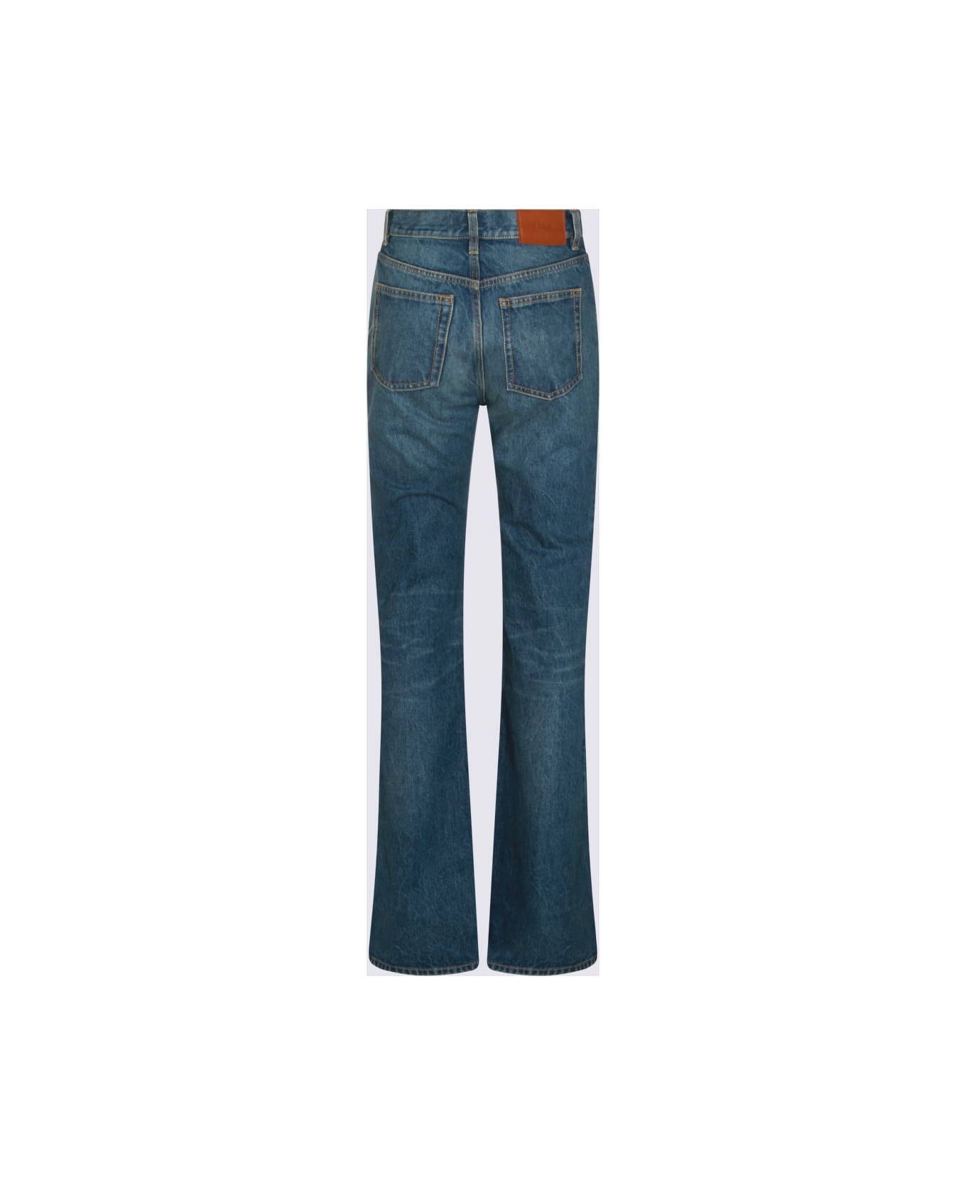 Chloé Blue Cotton Jeans - FADED INDIGO