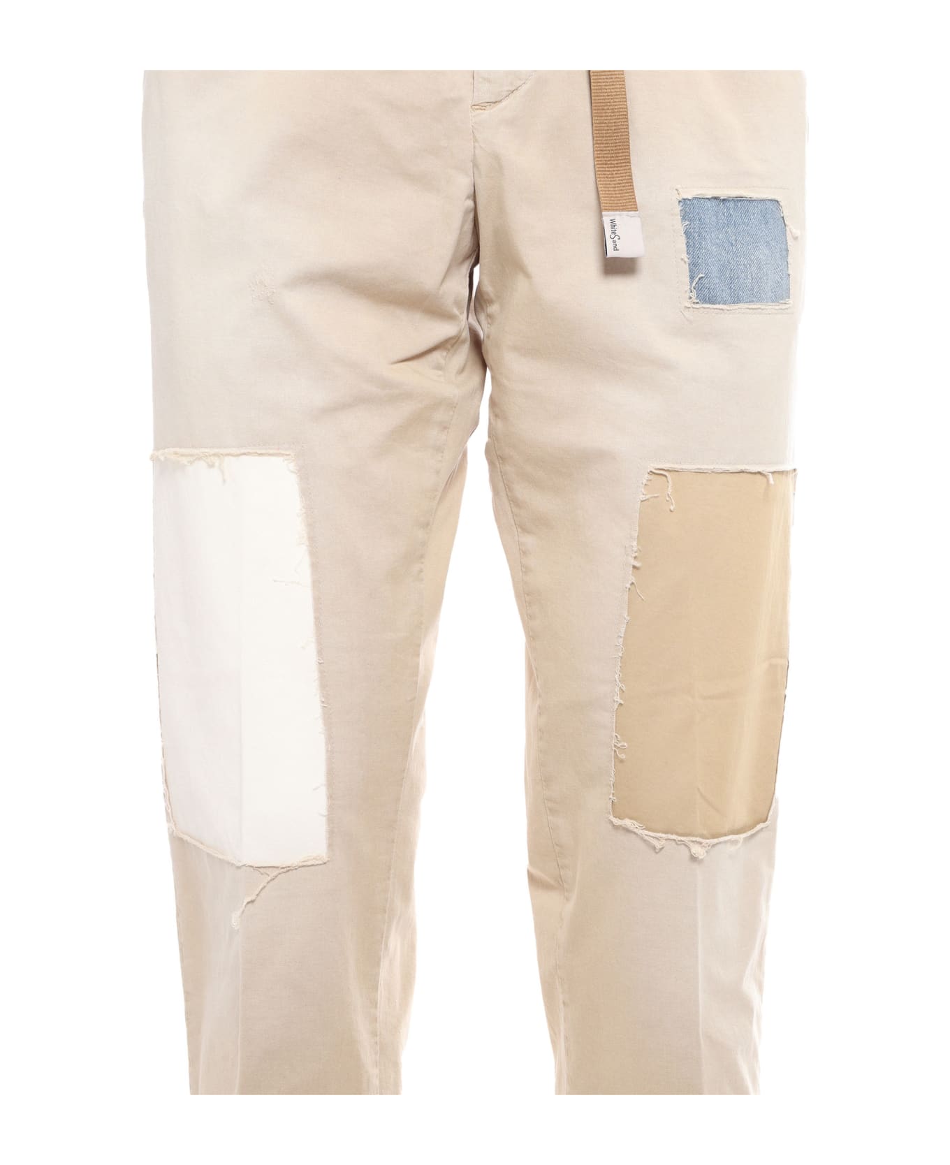 WhiteSand Patches Chino Pants - BEIGE