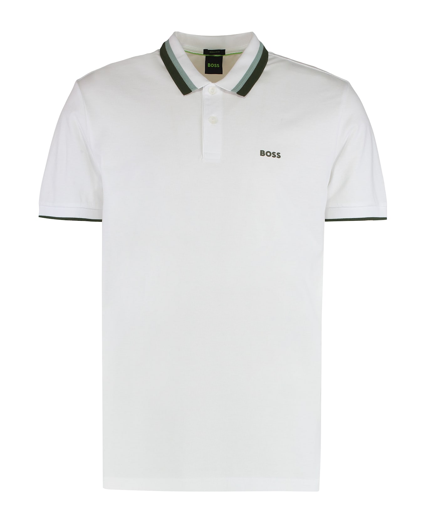 Hugo Boss Elegant And Versatile Cotton Polo - White