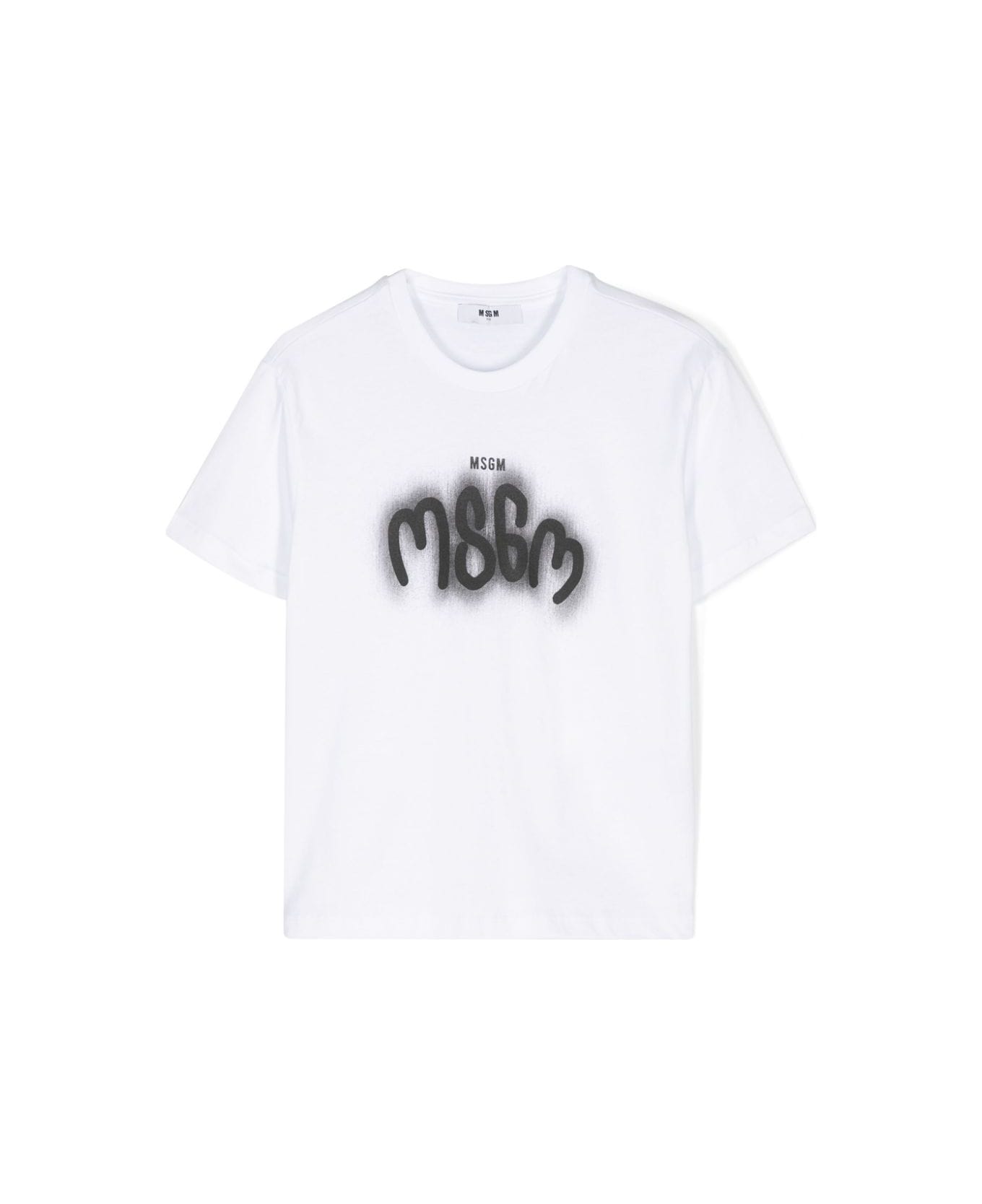 MSGM T-shirt Con Stampa - White