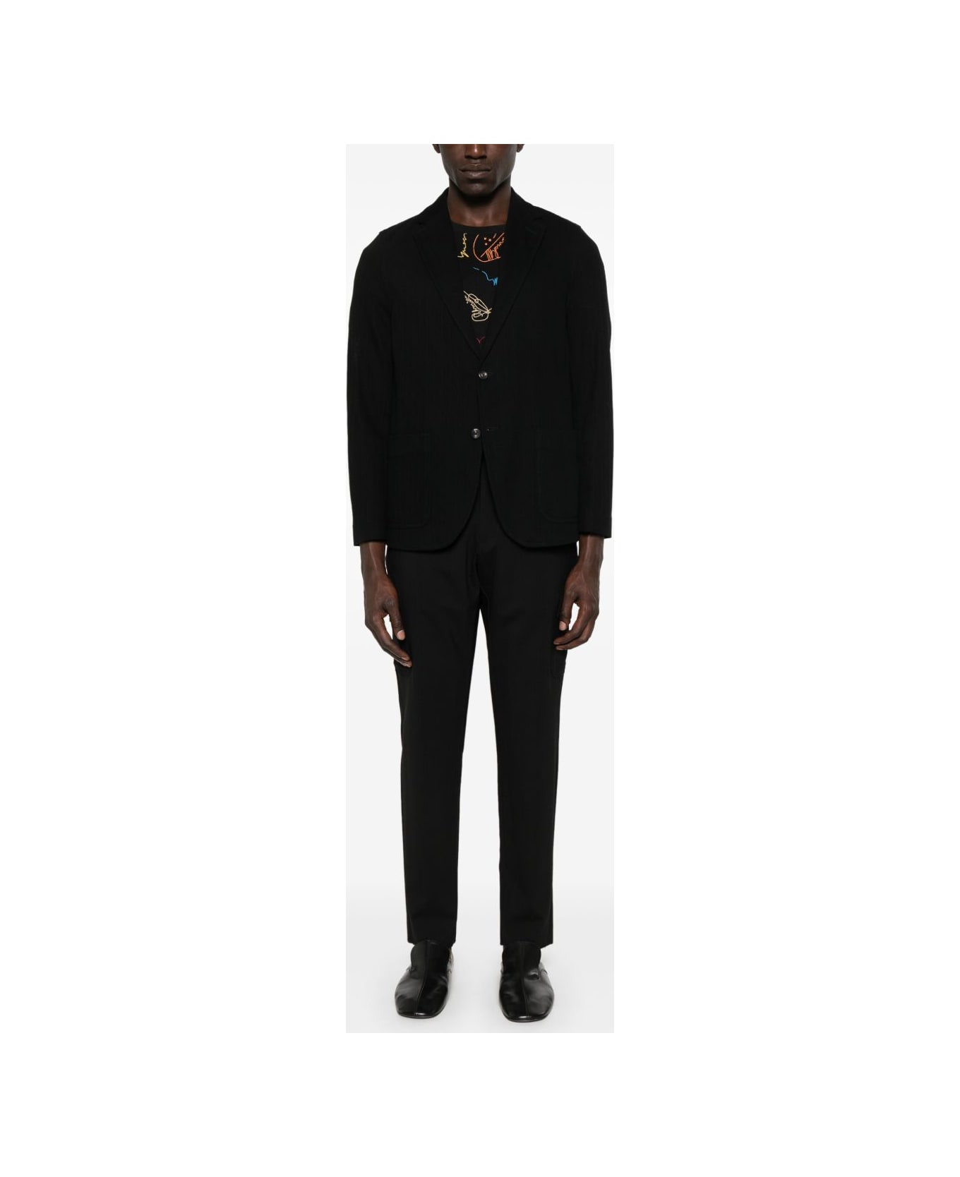 Circolo 1901 Cotton Single-breasted Jacket - Black