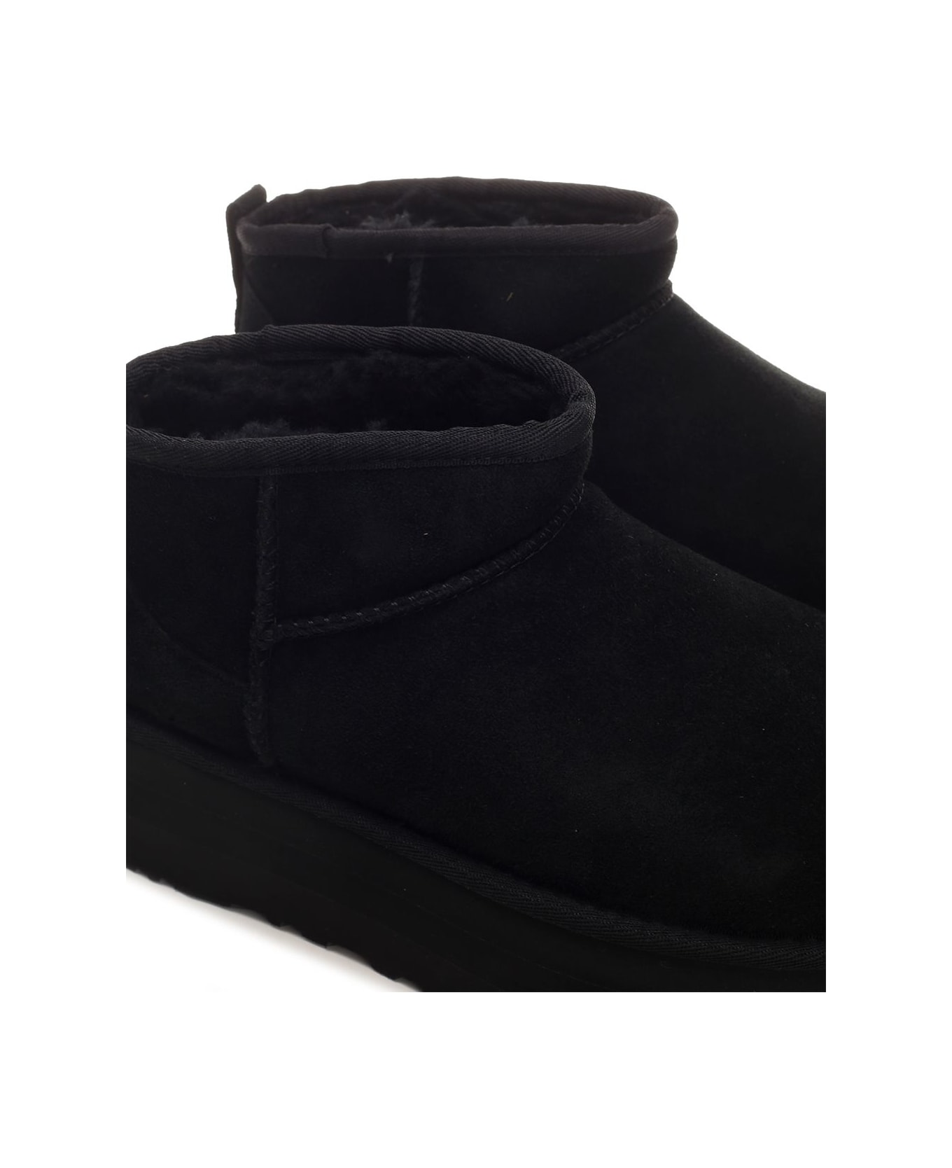 UGG 'classic Ultra Mini' Ankle Boots - Black