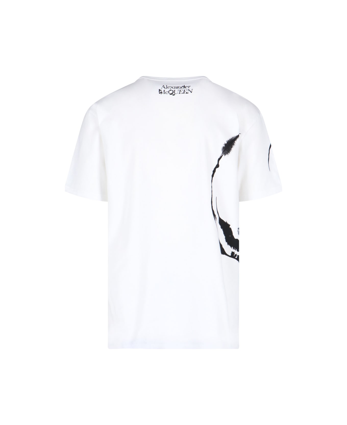 Alexander McQueen Logo Printed Crewneck T-shirt - White シャツ