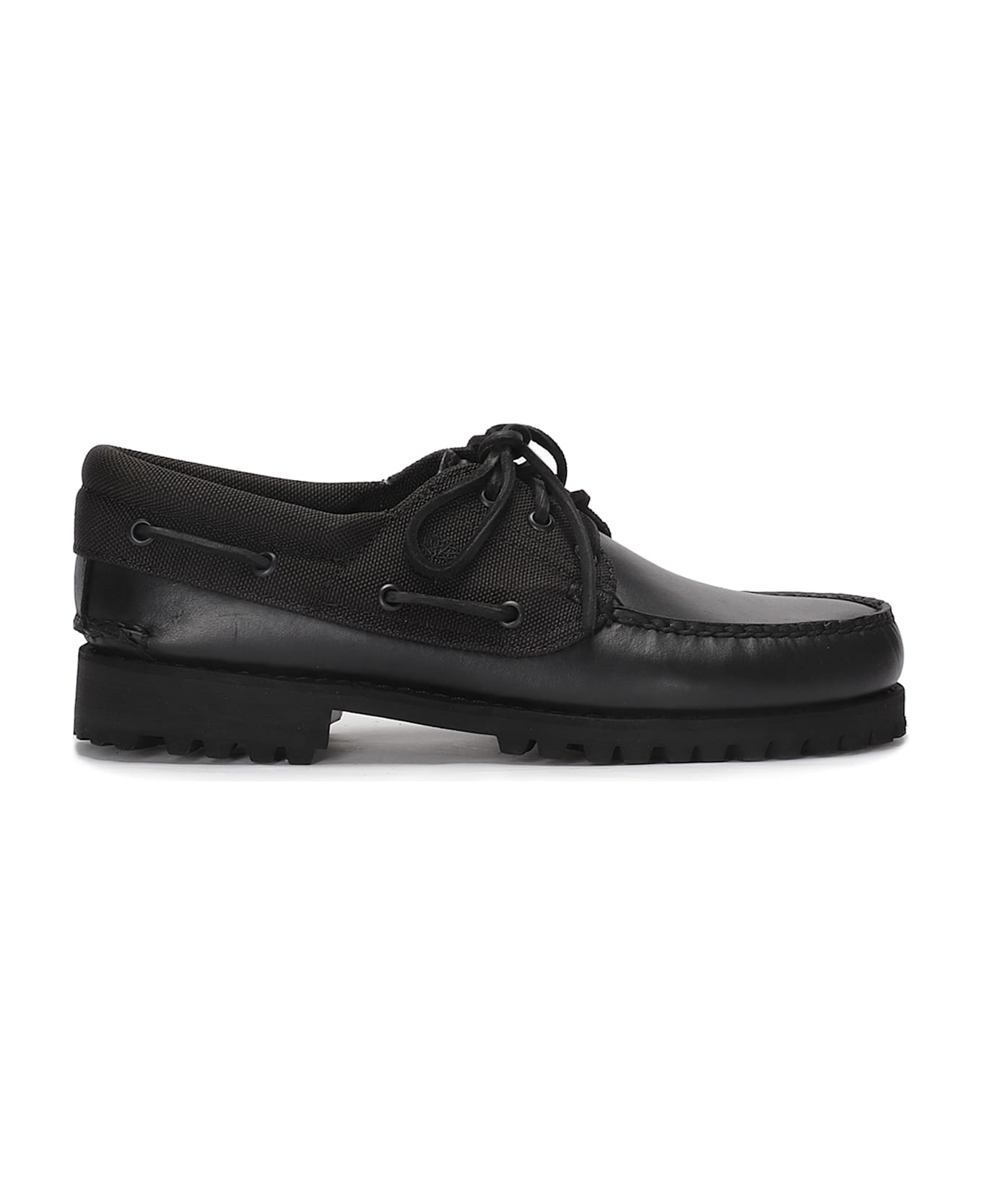 Timberland Authentic Boat Shoe - BLACKOUT FULL GRAIN