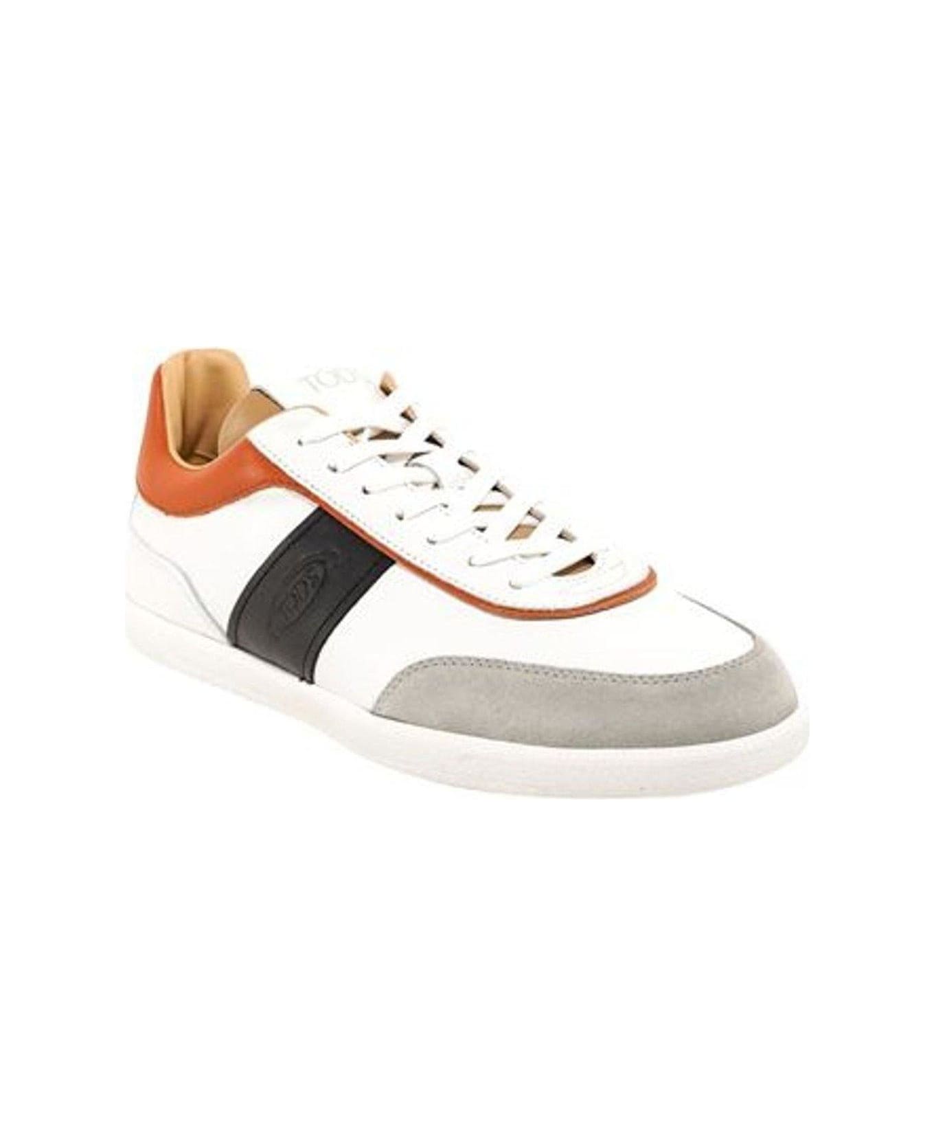 Tod's Low-top Sneakers From - Black, white, orange