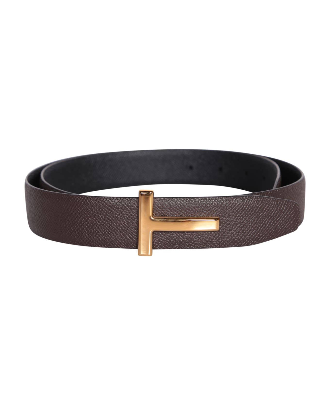 Tom Ford Soft Belt Black And Brown - Brown