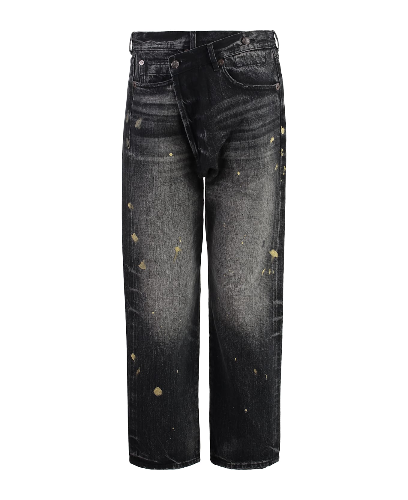 R13 5-pocket Straight-leg Jeans - black