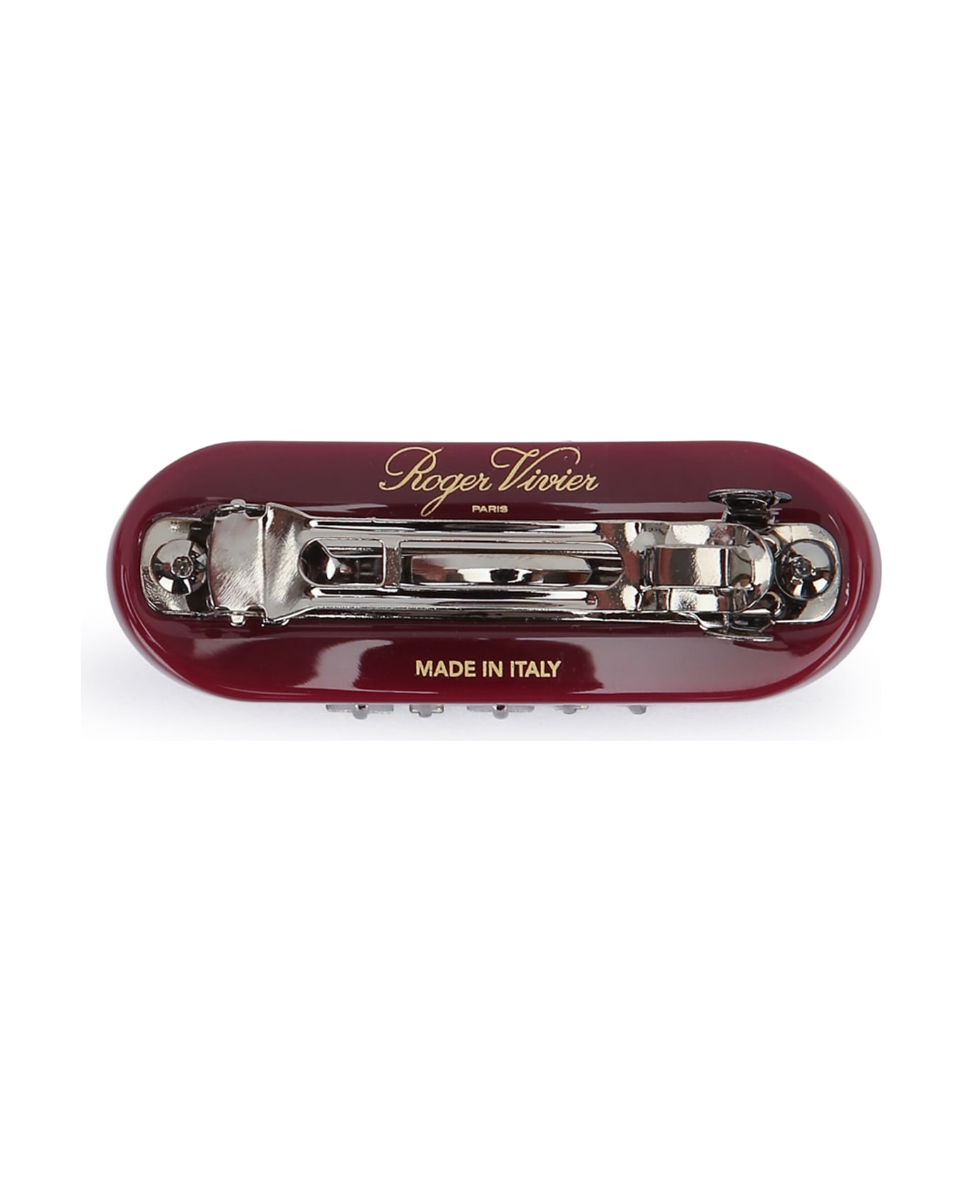 Roger Vivier Tres Vivier Strass Hair Clip - BORDEAUXSCURO