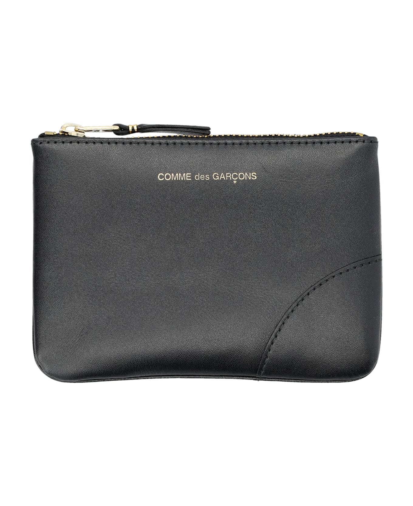 Comme des Garçons Wallet Xsmall Zip Pouch - BLACK