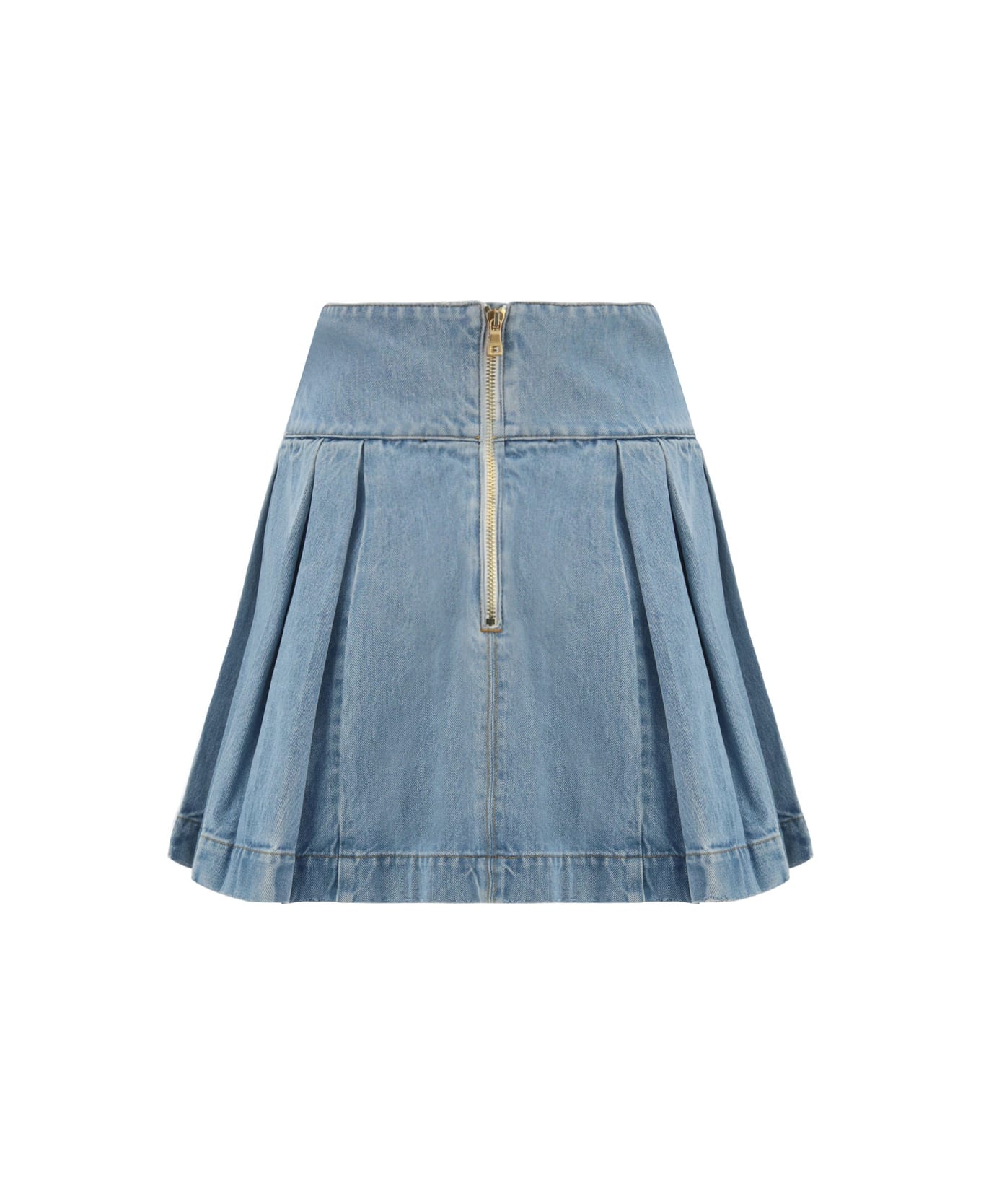 Balmain Skirt - Bleu Jean Claire