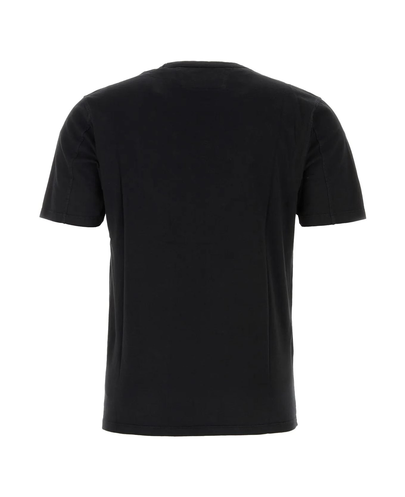C.P. Company Black Cotton T-shirt - Nero