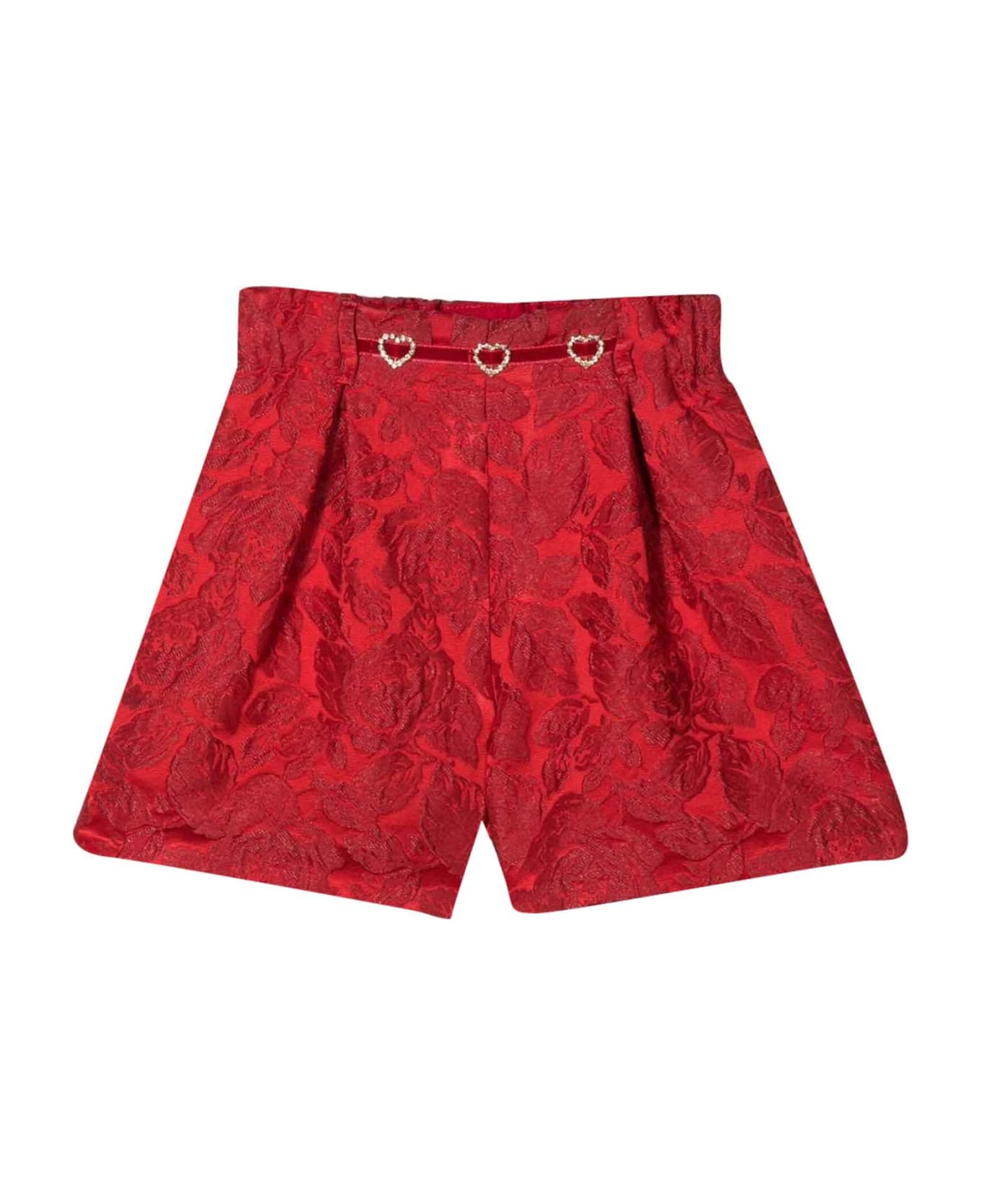 Monnalisa Red Shorts Girl - Rosso