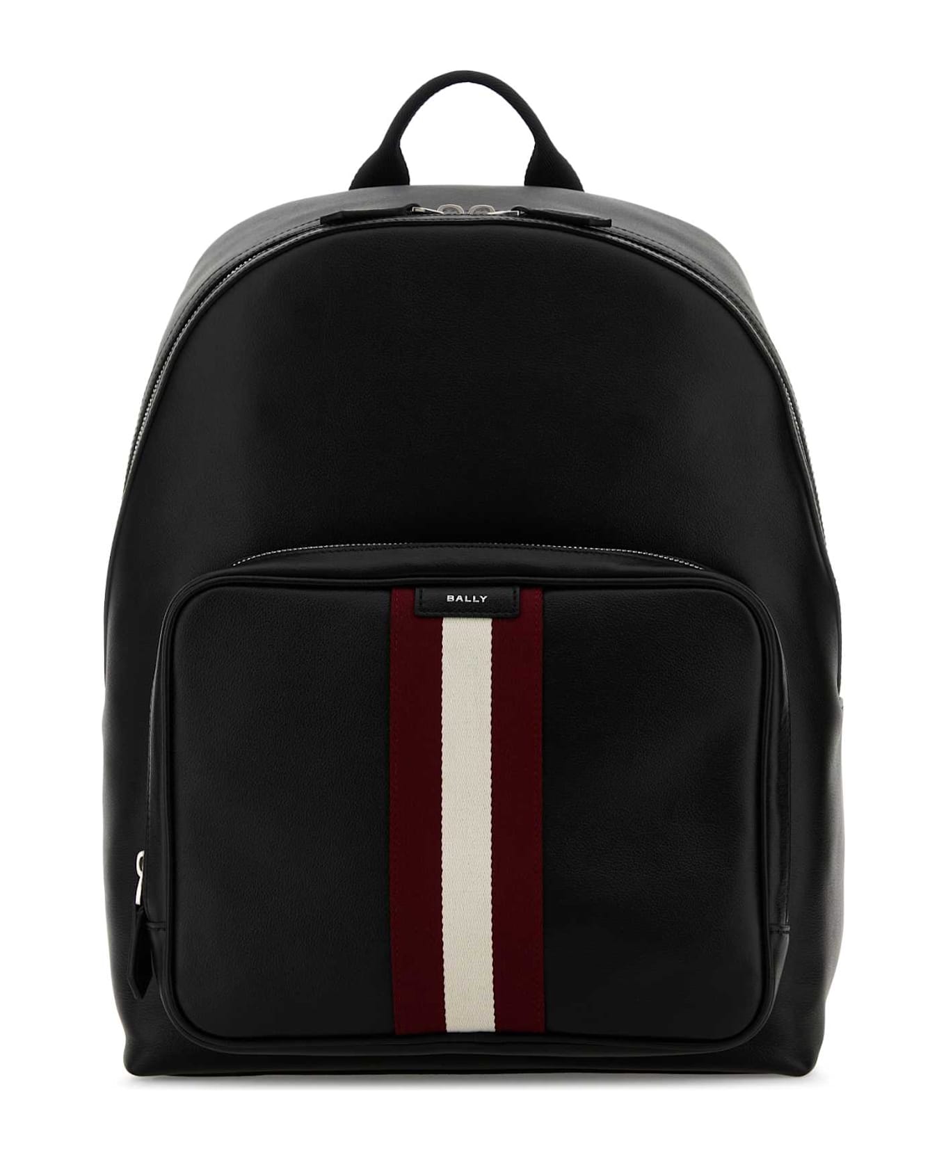 Bally Black Leather Backpack - Black