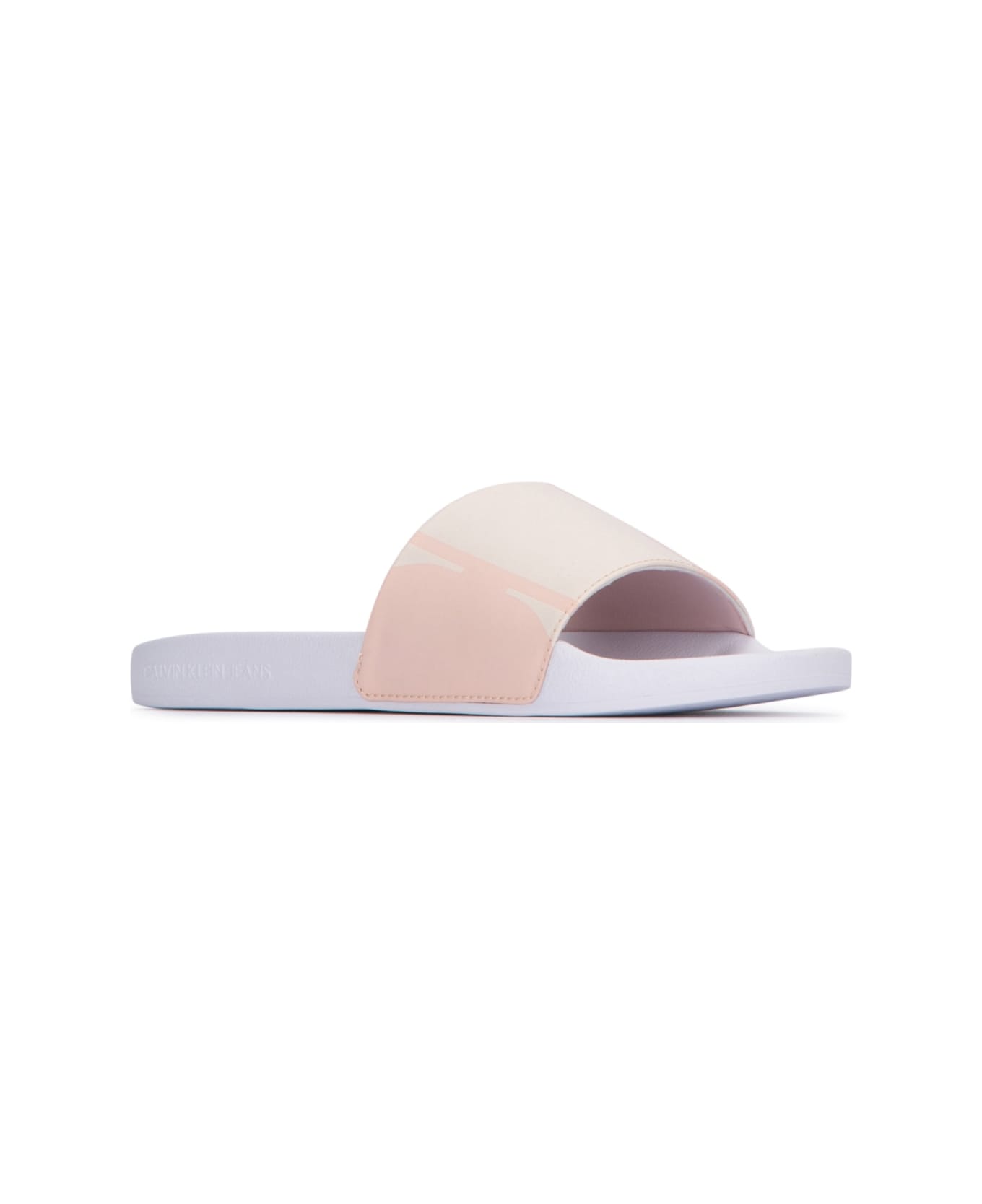 Calvin Klein Slippers - BRIGHTWHITEPEACHBLUSHCREAMY