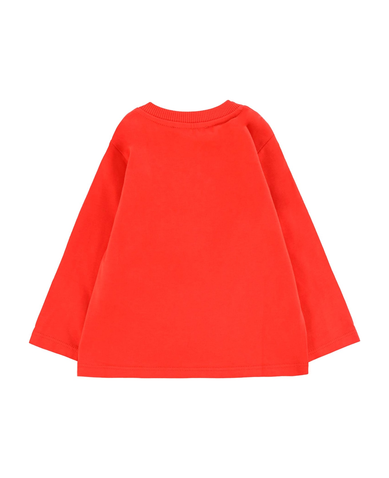 Moschino Red T-shirt For Bbaykids With Back To School Print - Red