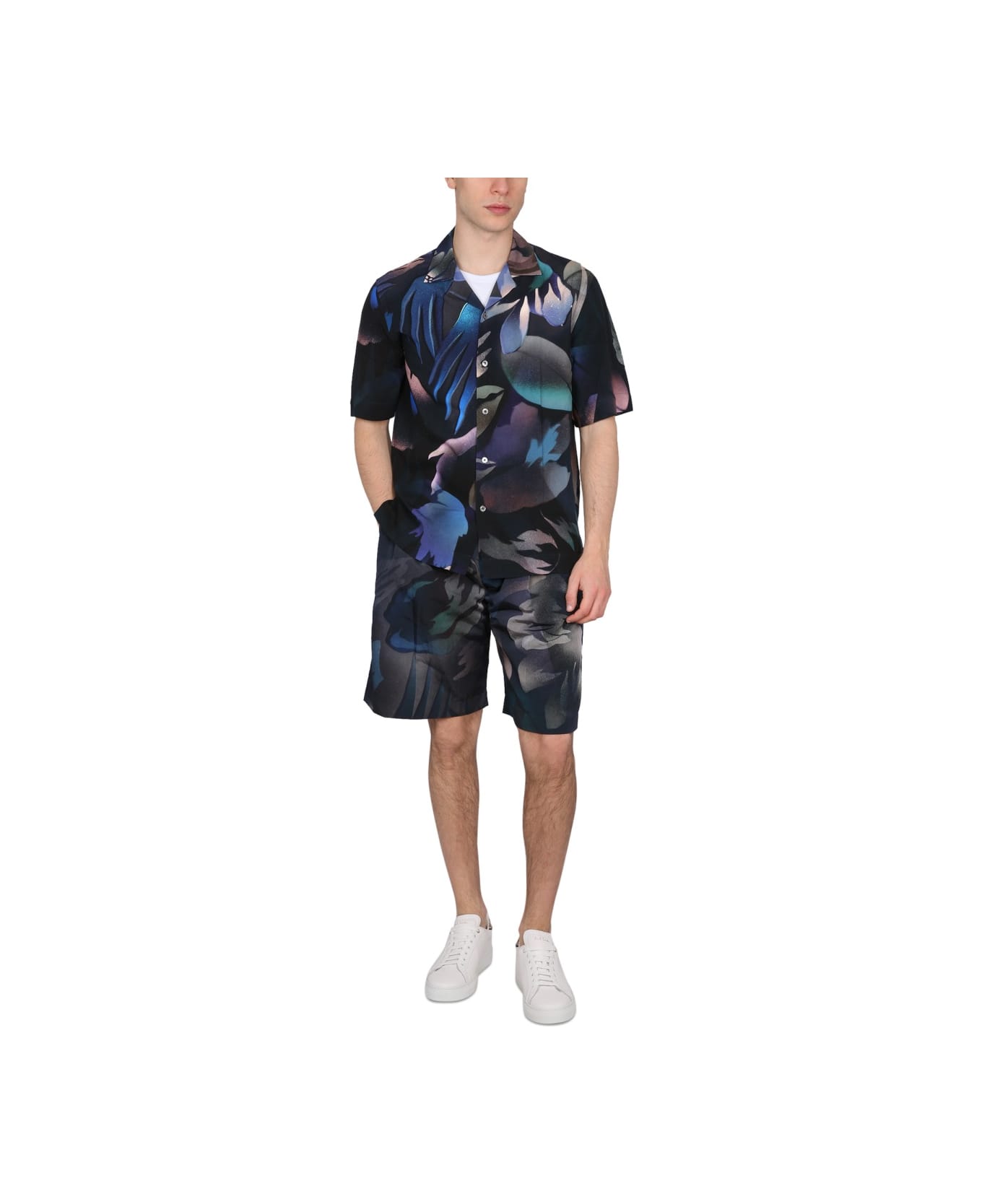 Paul Smith Nylon Bermuda Shorts - MULTICOLOUR