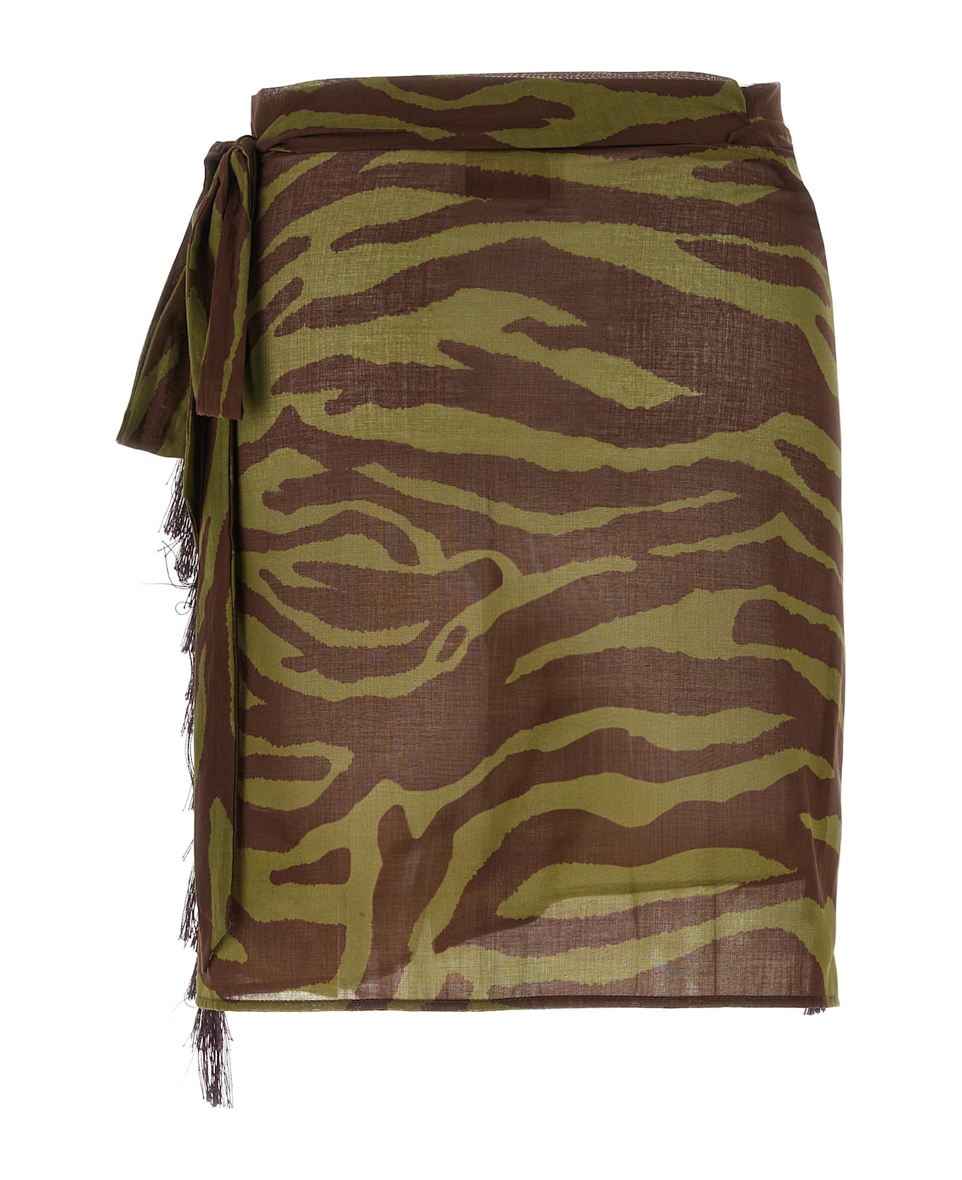 The Attico Zebra Print Sarong - Multicolor