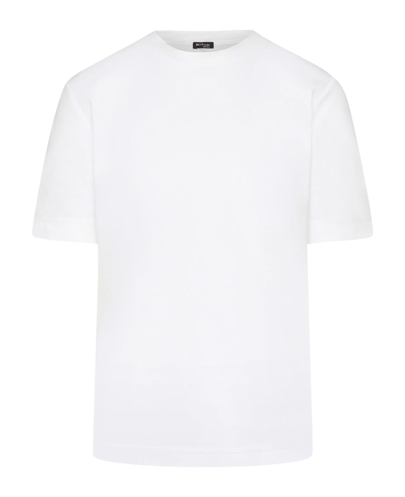 Kiton Shirt Cotton - WHITE Tシャツ