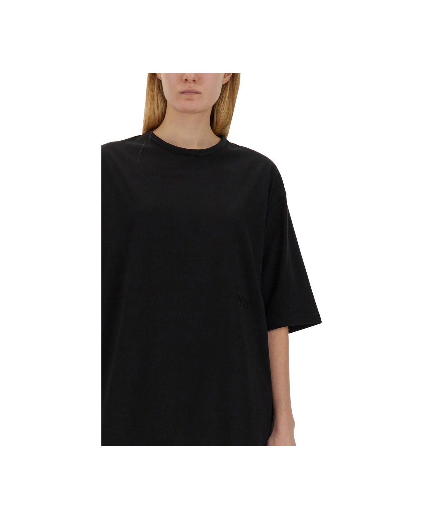 Y-3 Boxy Fit T-shirt - BLACK