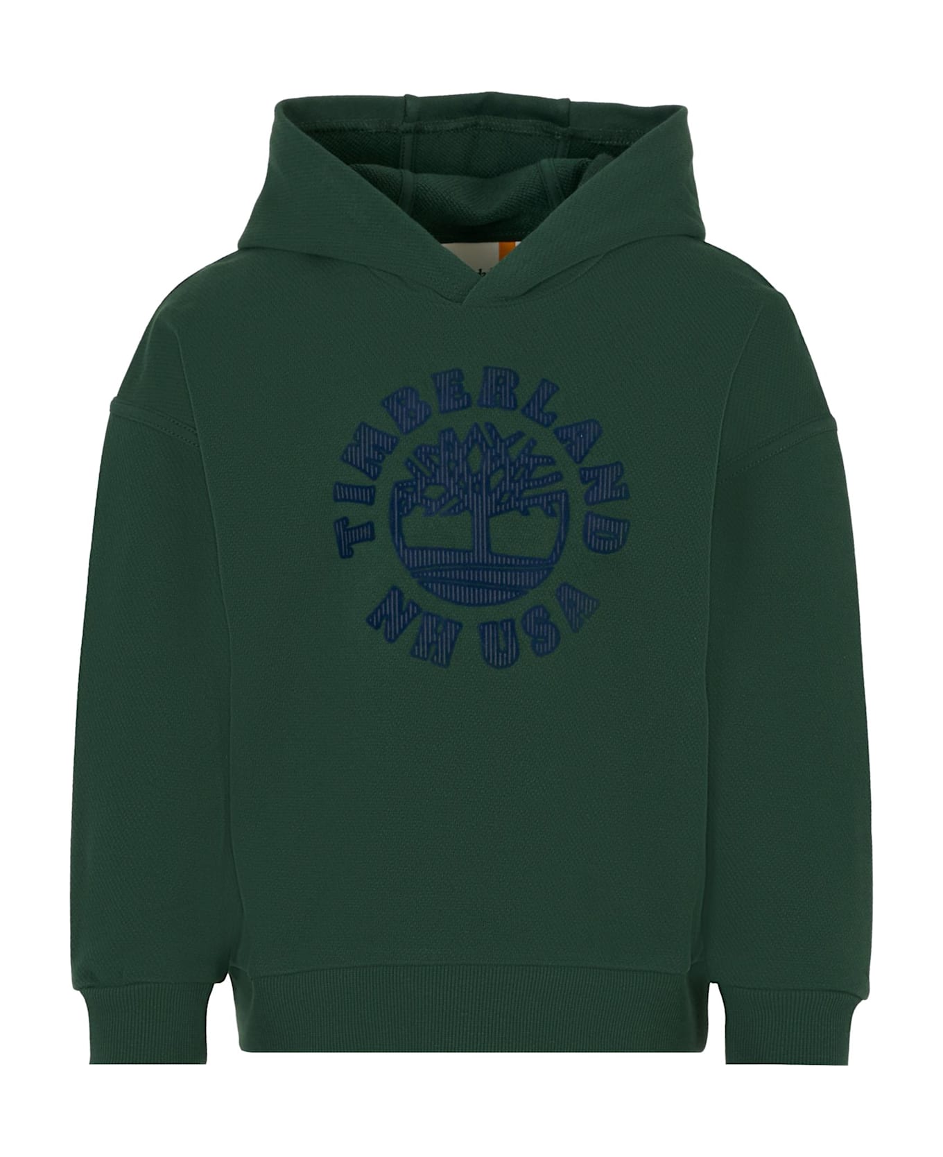 Timberland Green Sweatshirt For Boy With Logo - Green