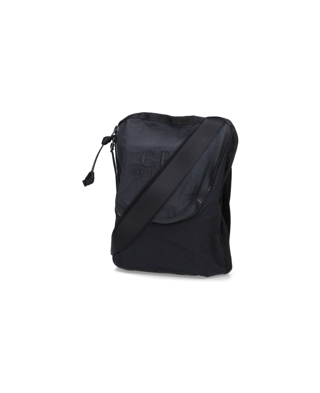 C.P. Company Mini Crossbody Bag "plane Paper Touch" - Black  