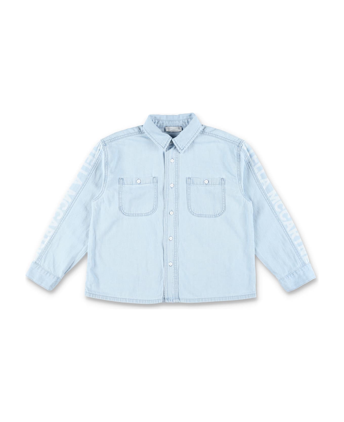 Stella McCartney Kids Kid - Branded Denim Shirt - DENIM