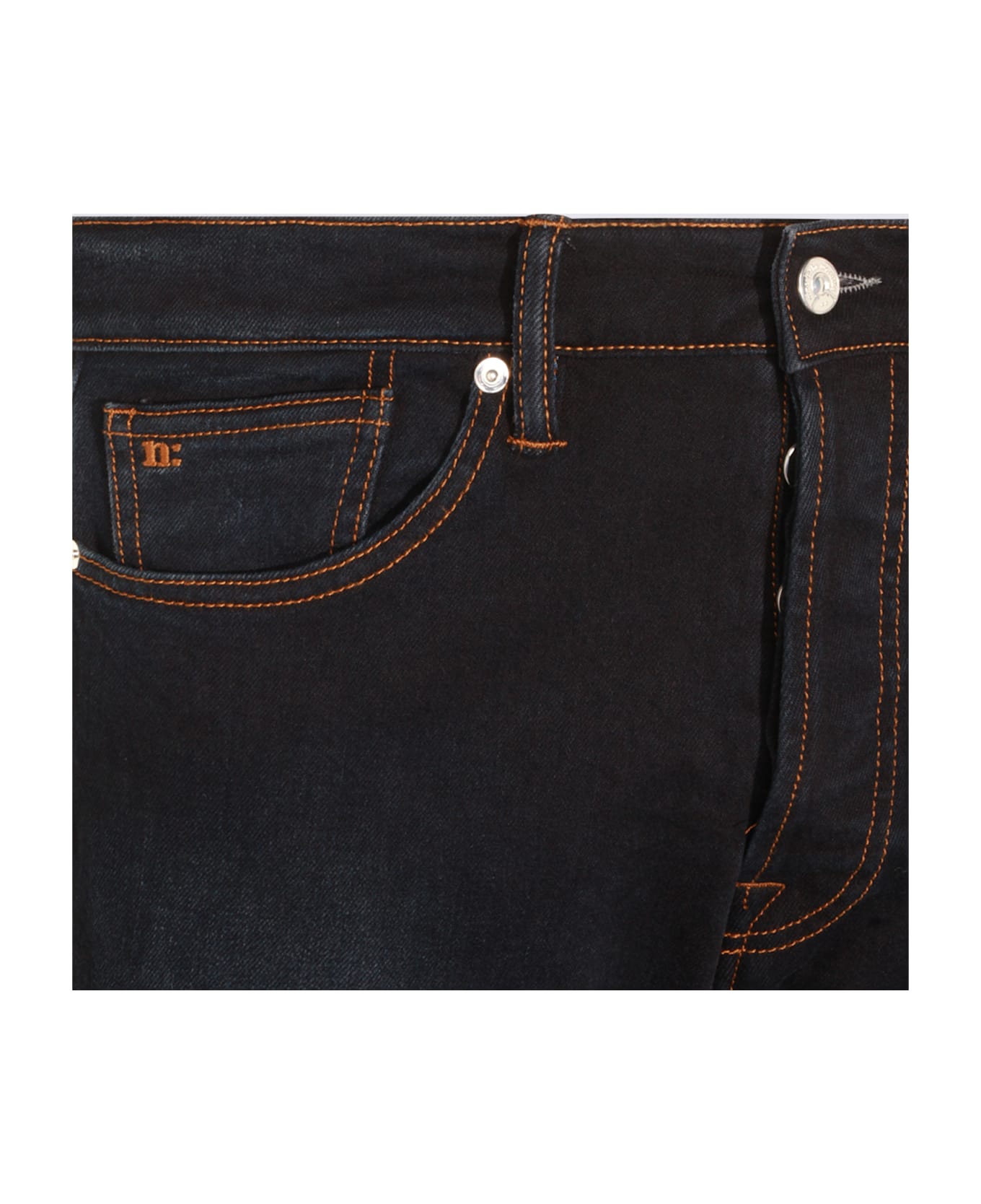 Nine in the Morning Dark Blue Cotton Jeans - PI37624
