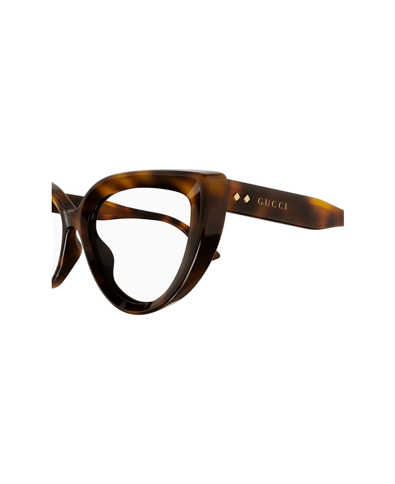 Gucci Eyewear Gucci Gg1530o Linea Rivets 002 Glasses - Marrone