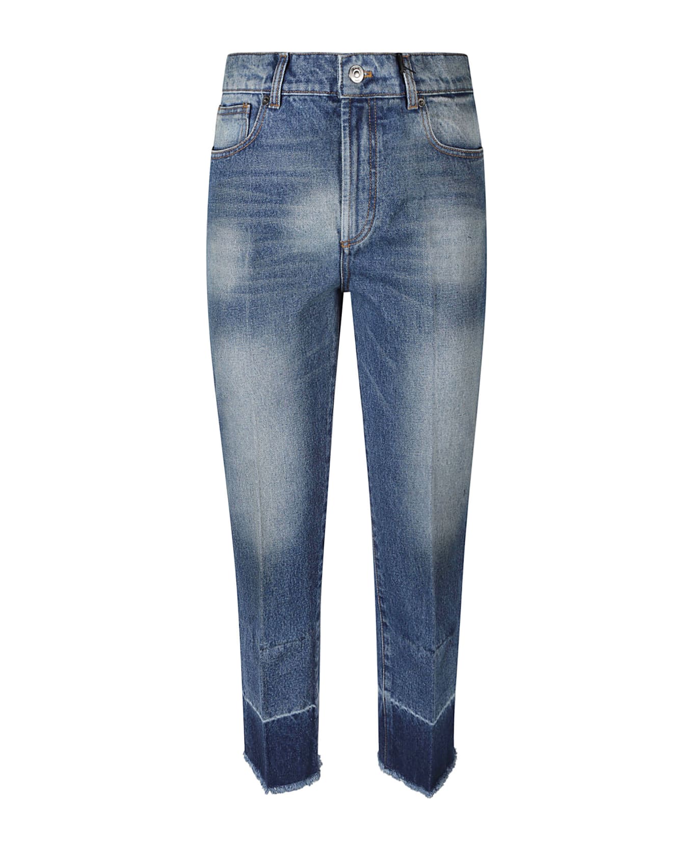 N.21 Straight Buttoned Jeans - Indigo