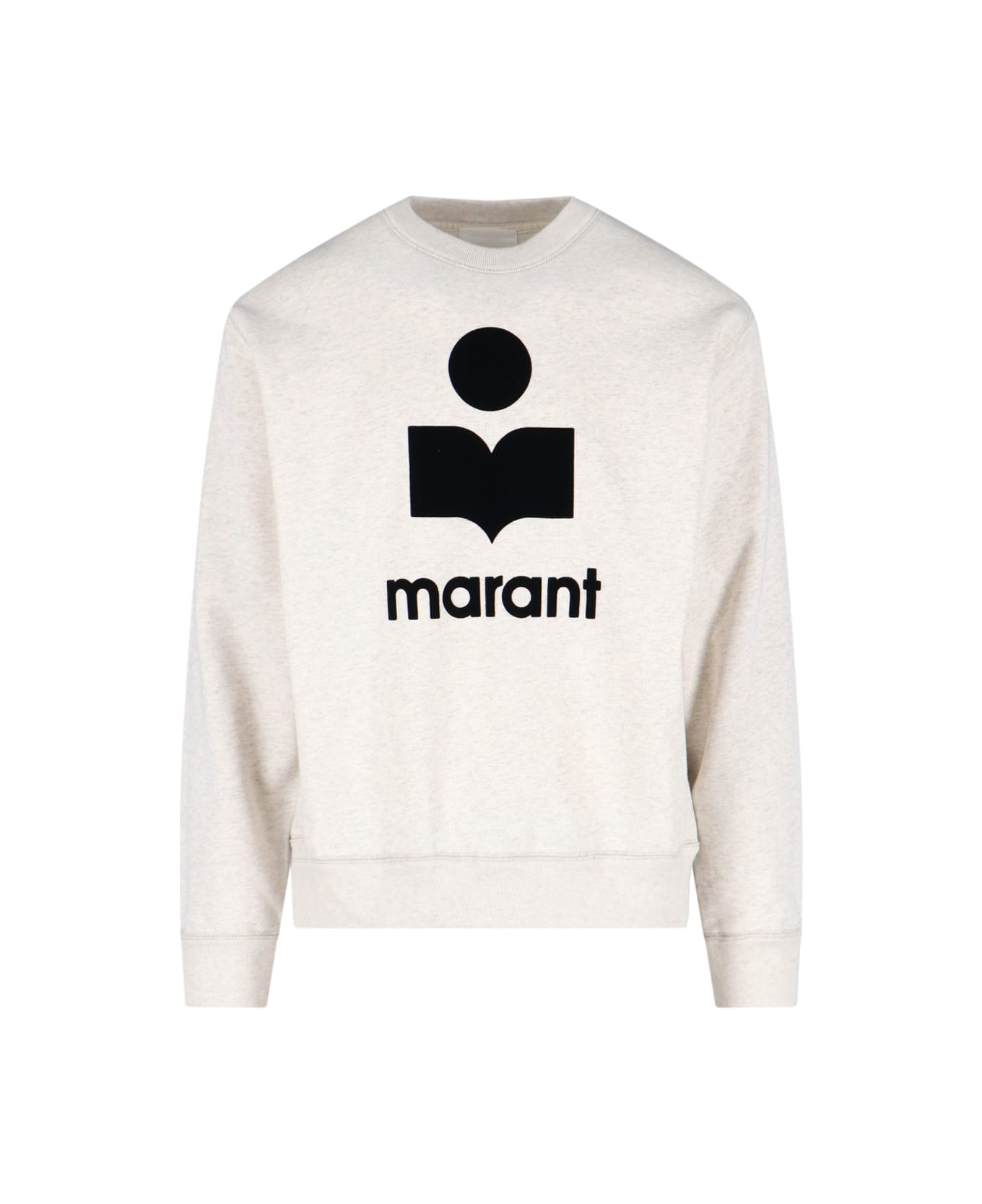Marant Étoile Mikoy Logo Cotton Sweatshirt - Cream フリース