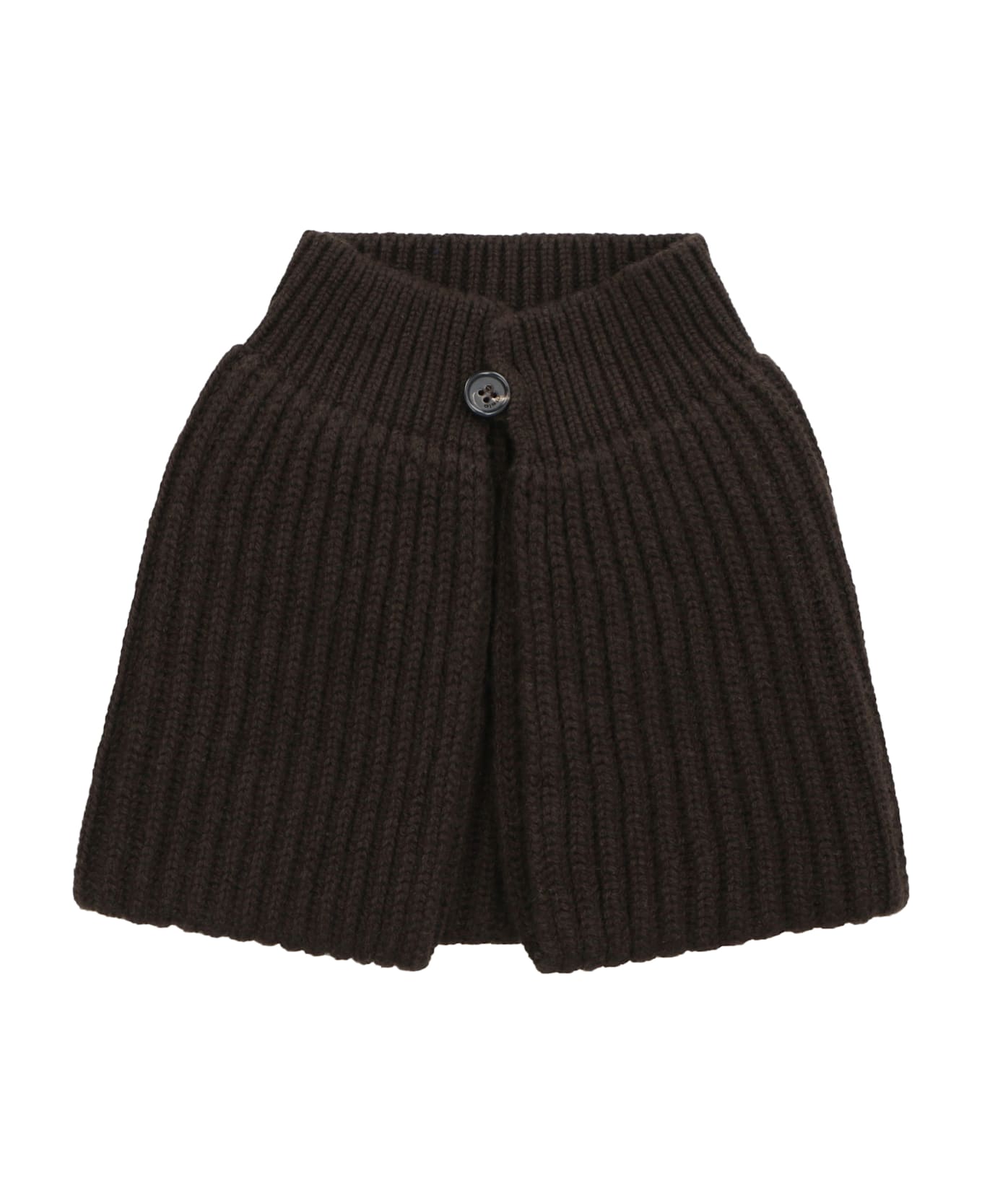 Malo Knitted Collar - brown