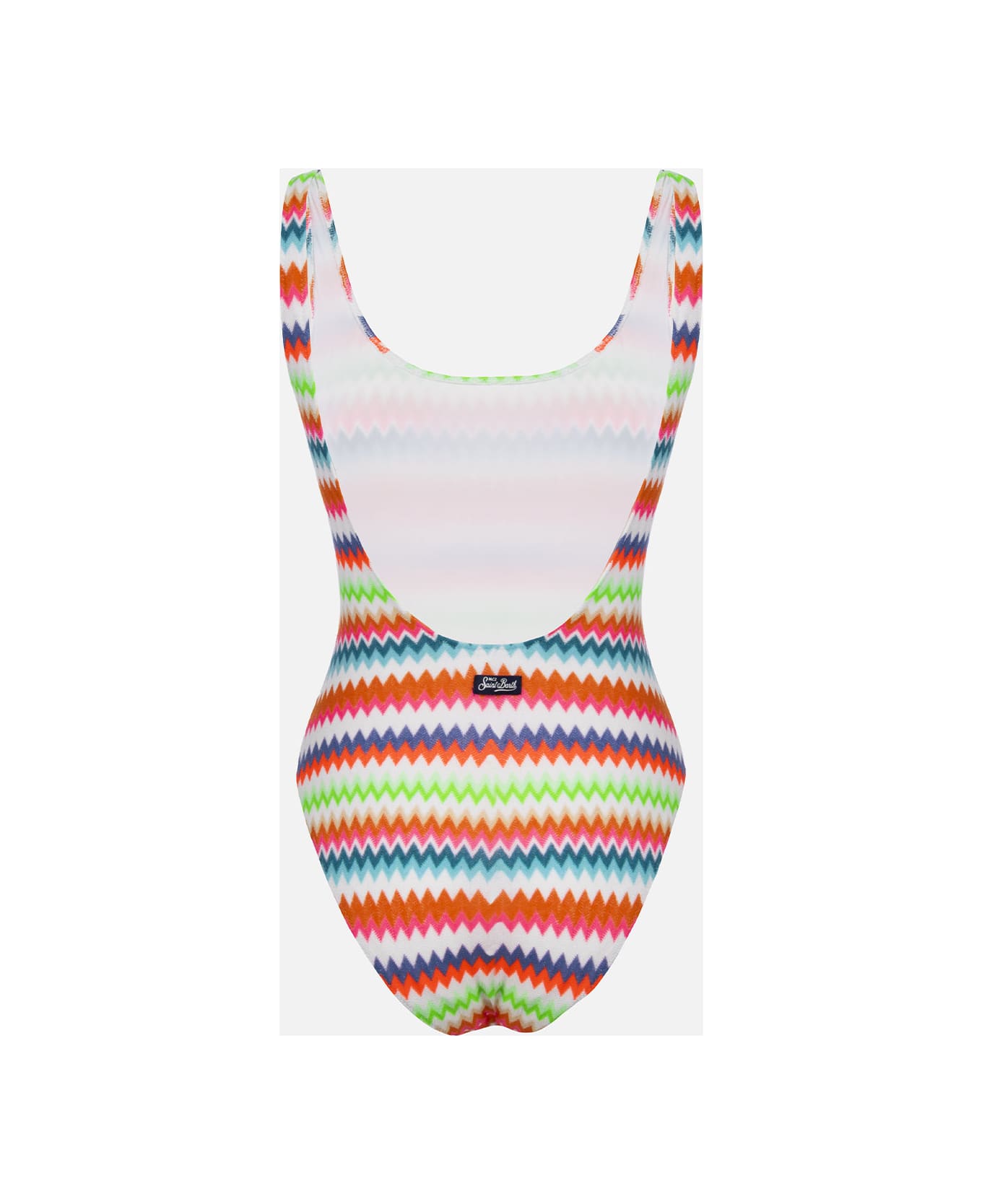 MC2 Saint Barth Woman Raschel Knit Scoopback One Piece