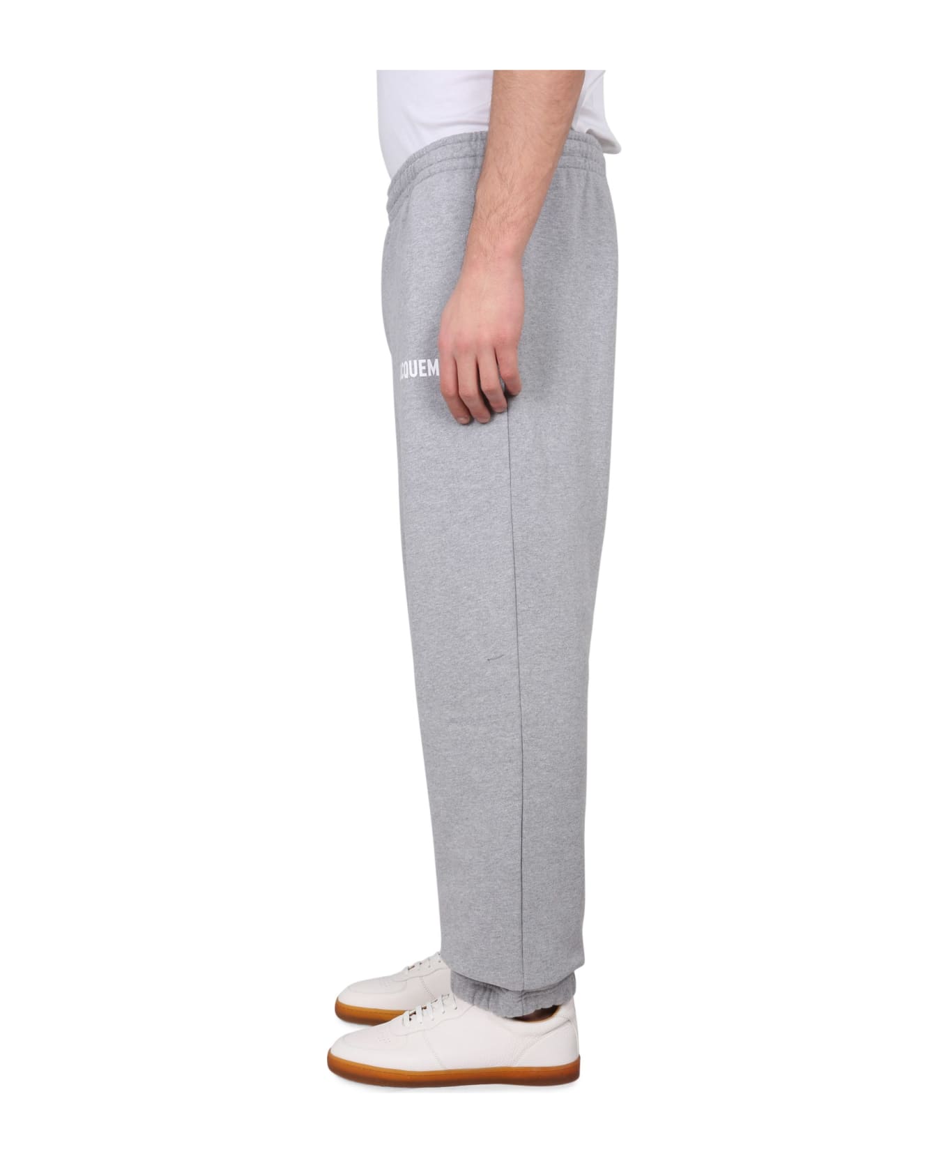 Jacquemus Jogging Pants With Logo - Grey