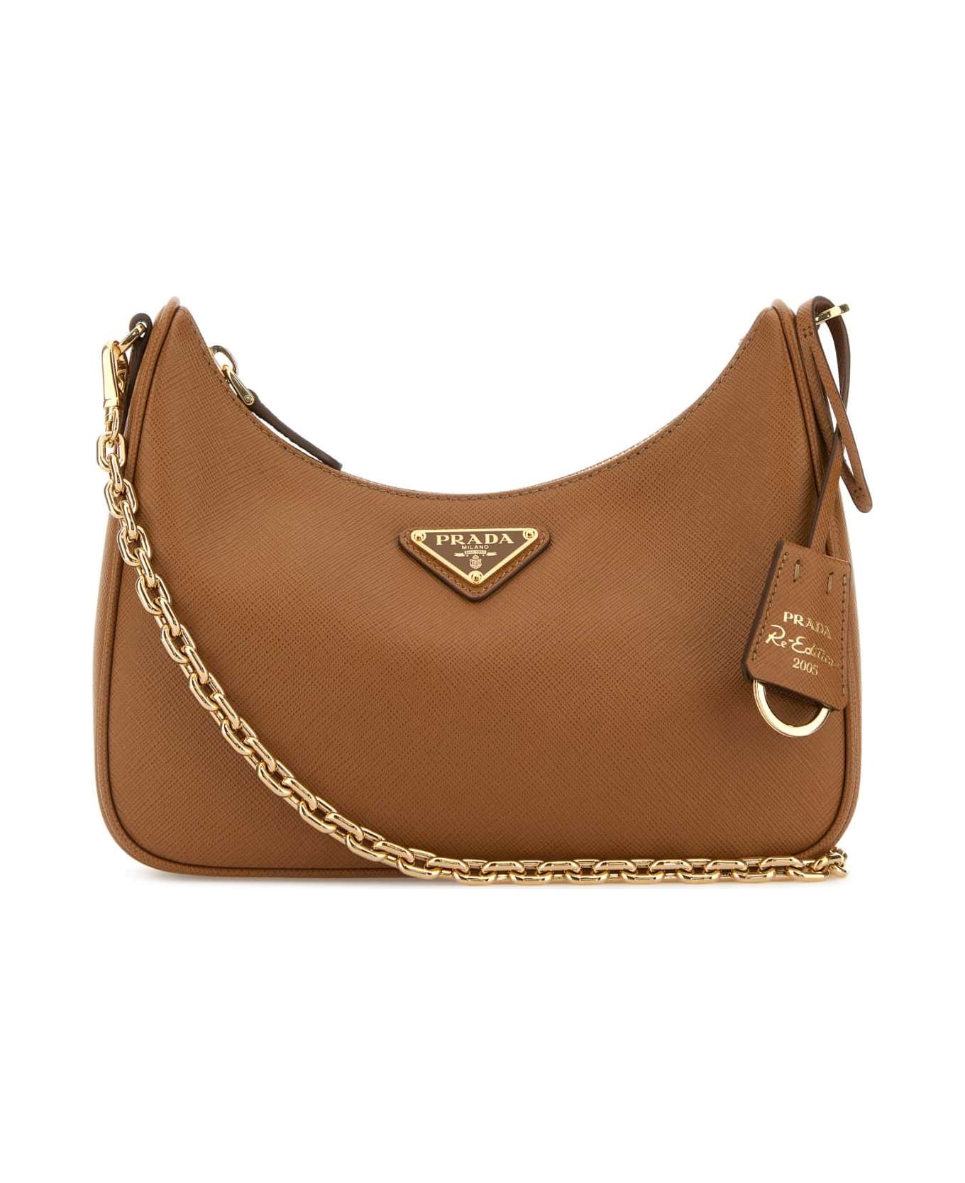 Prada Camel Leather Re-edition 2005 Shoulder Bag - CARAMEL01