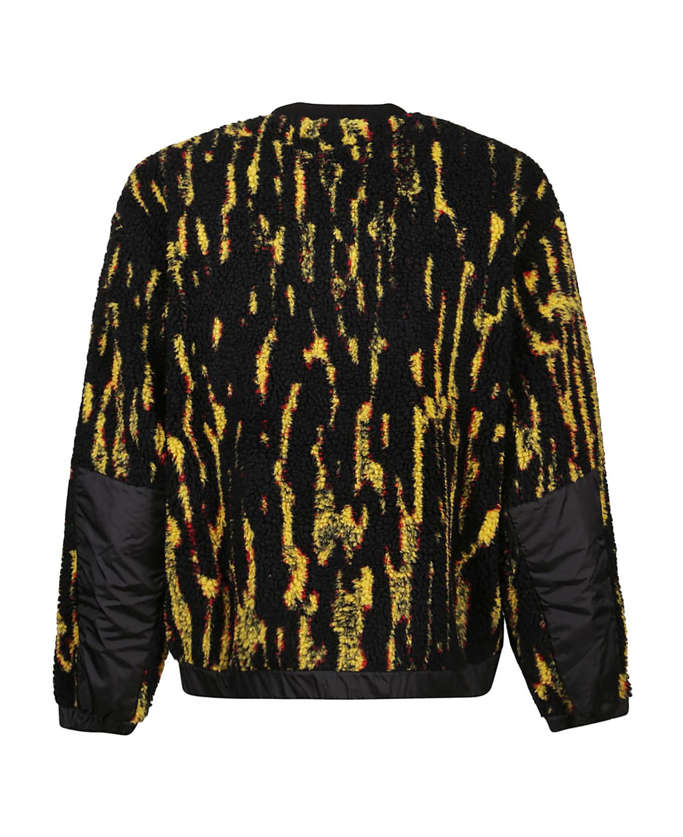 AMBUSH Teddy Jacquard Sweatshirt - Yellow Fluo Black