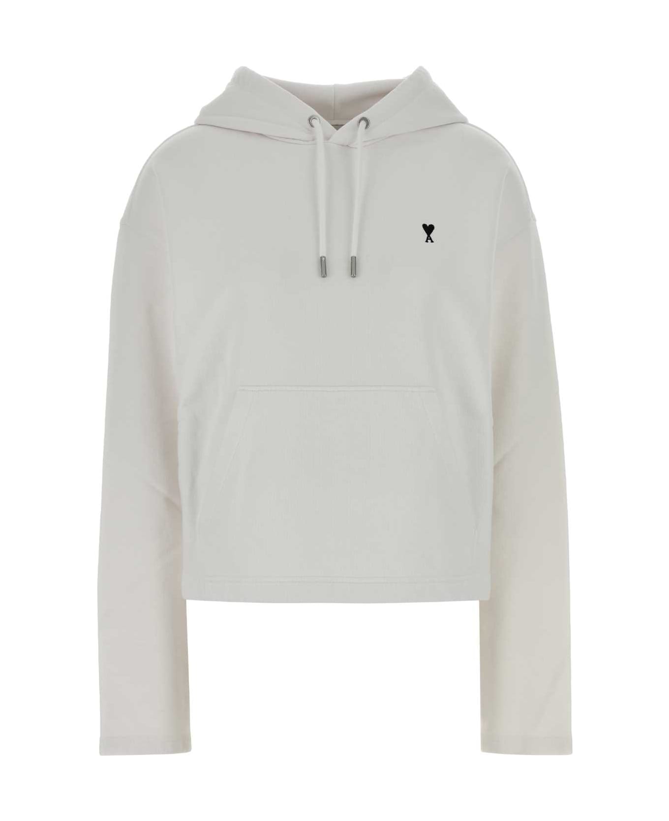 Ami Alexandre Mattiussi White Cotton Sweatshirt - White