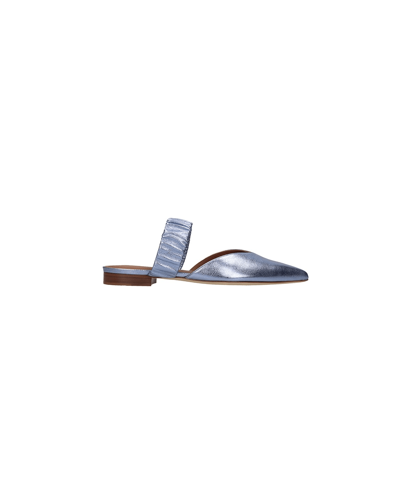 Malone Souliers Matilda Flat Loafers In Blue Leather - blue