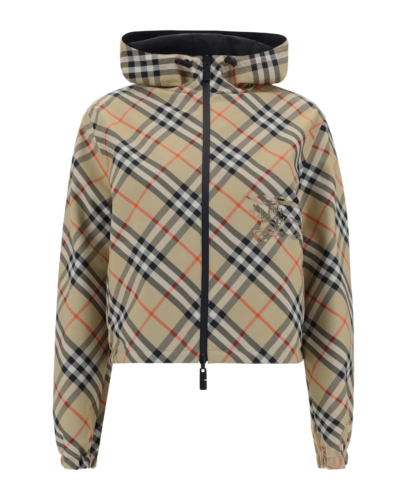 Burberry Reversible Hooded Jacket - Sand Ip Check ジャケット