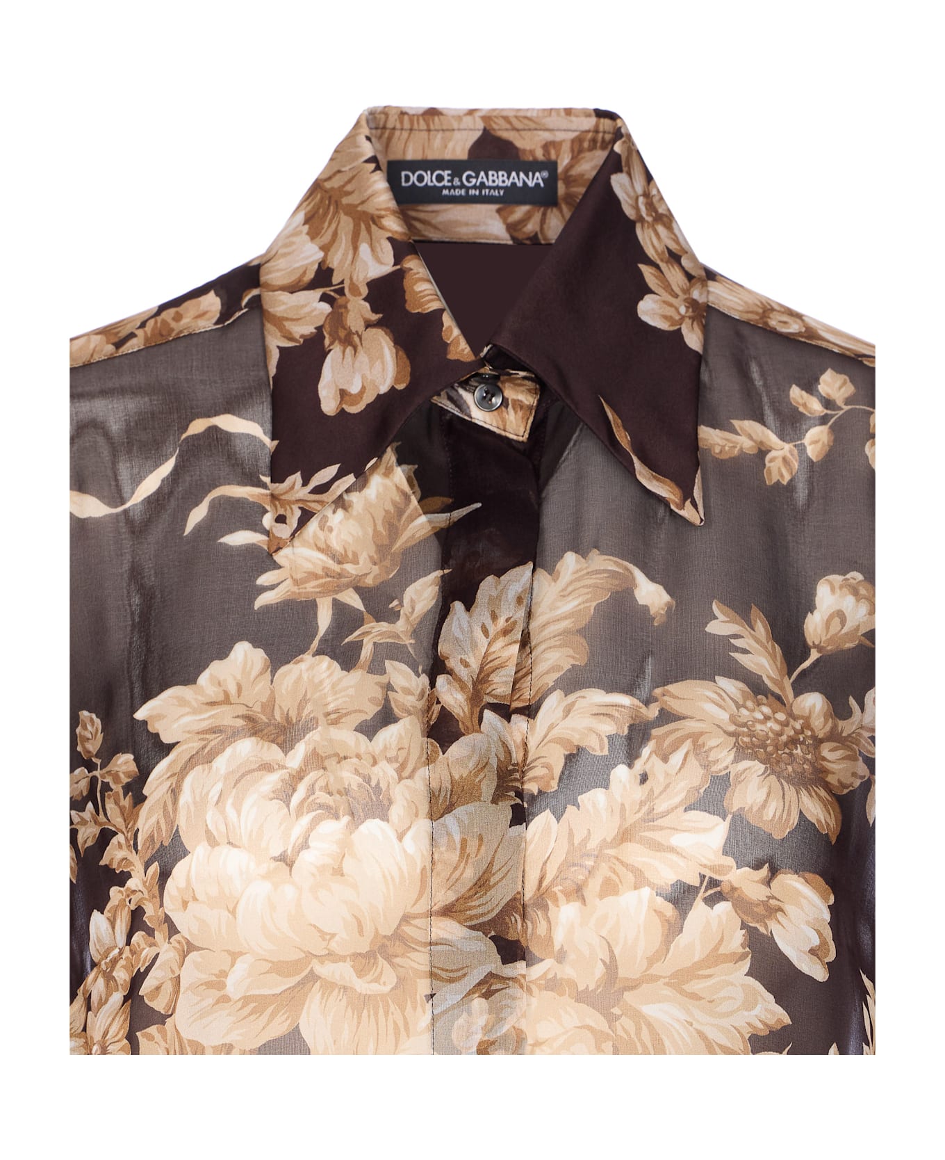 Dolce 
Gabbana Rose Print Shirt - MultiColour