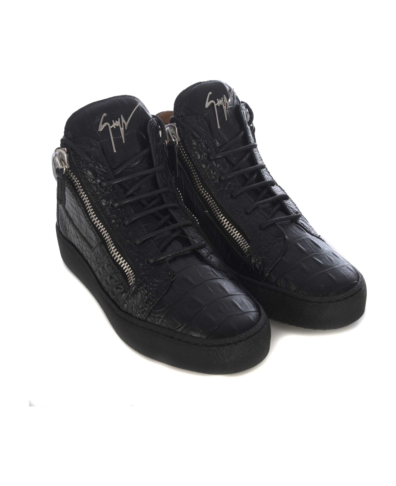 Giuseppe Zanotti Sneakers Giuseppe Zanotti In Leather - Nero