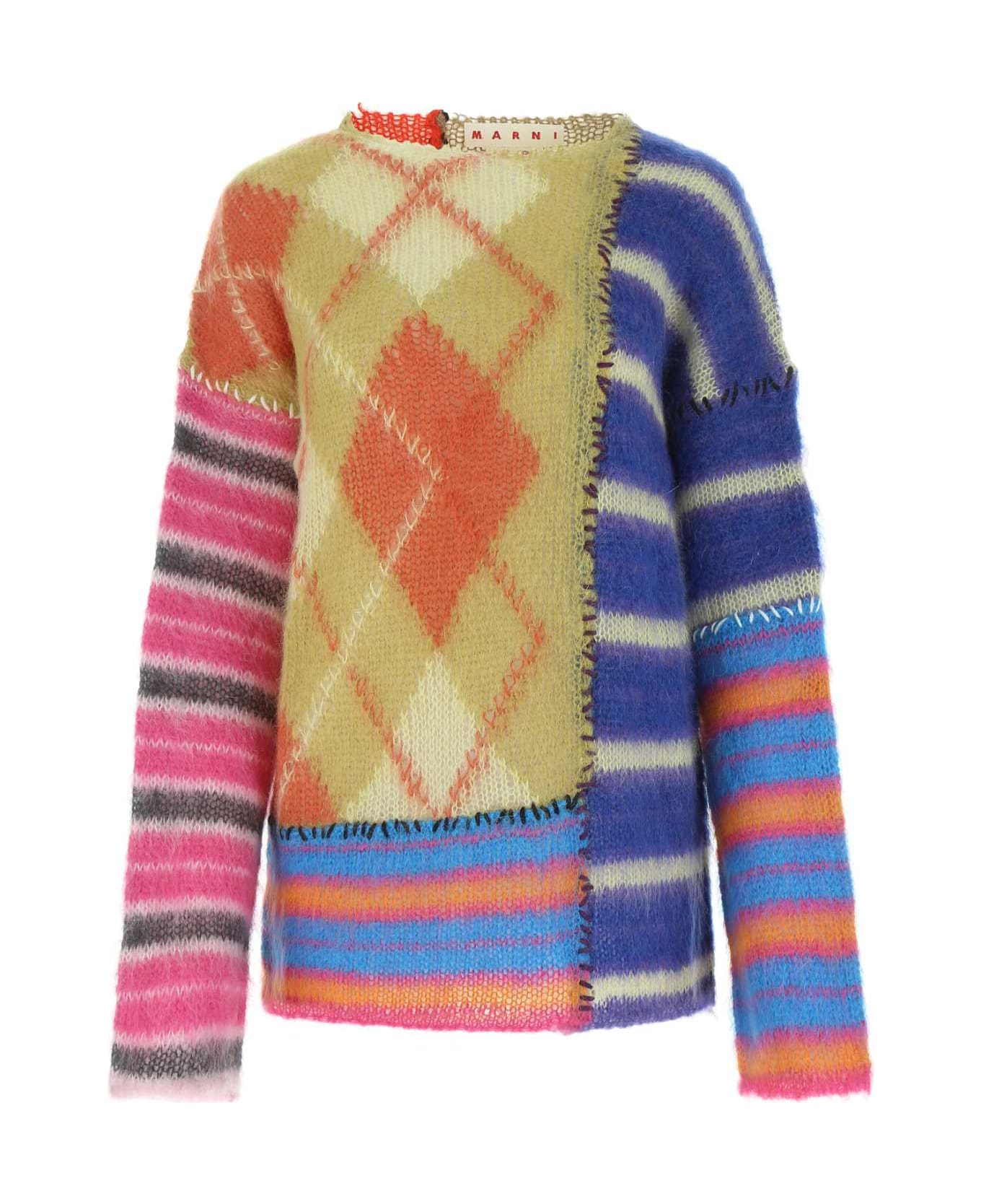 Marni Embroidered Mohair Blend Sweater - PTX99