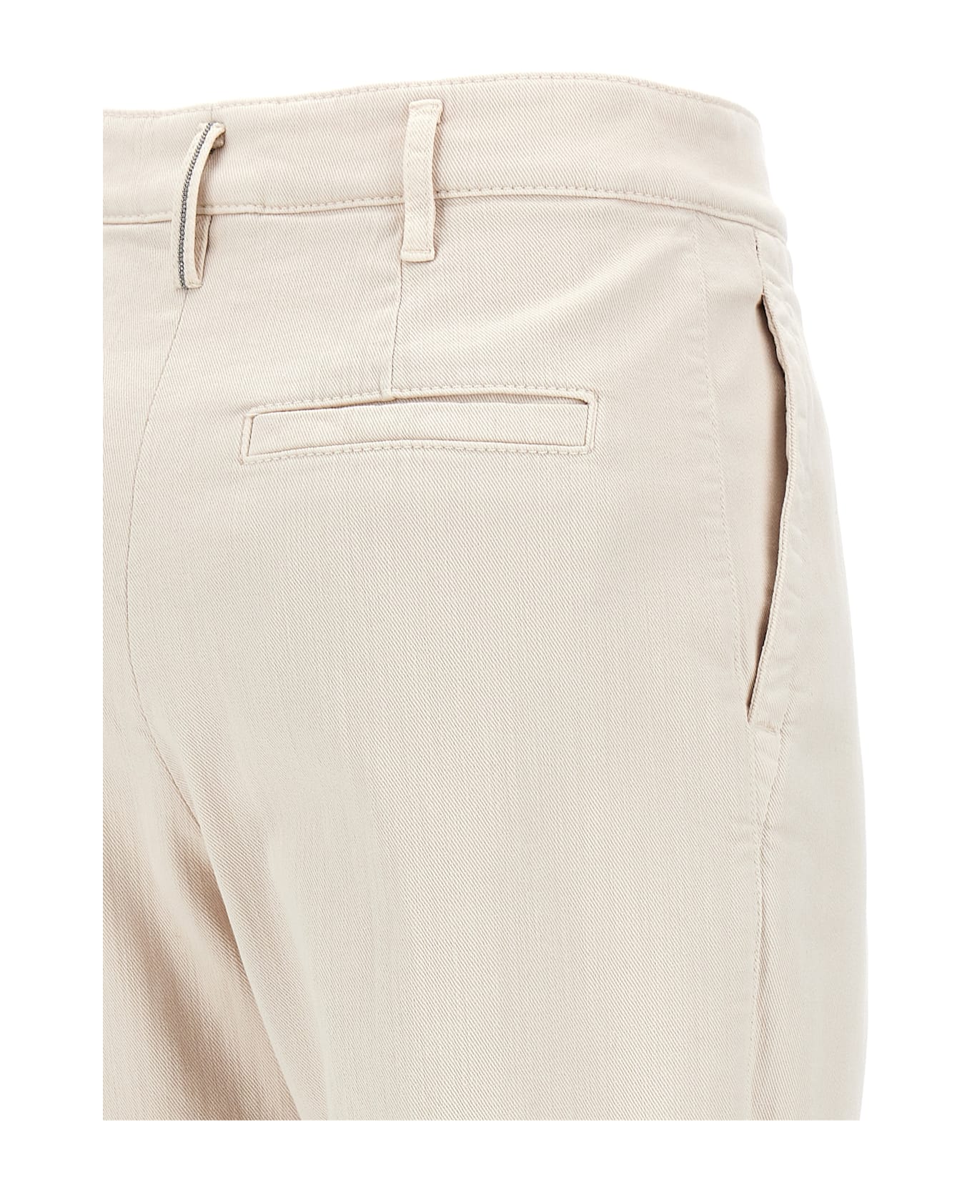 Brunello Cucinelli Stretch Denim Pants - Beige