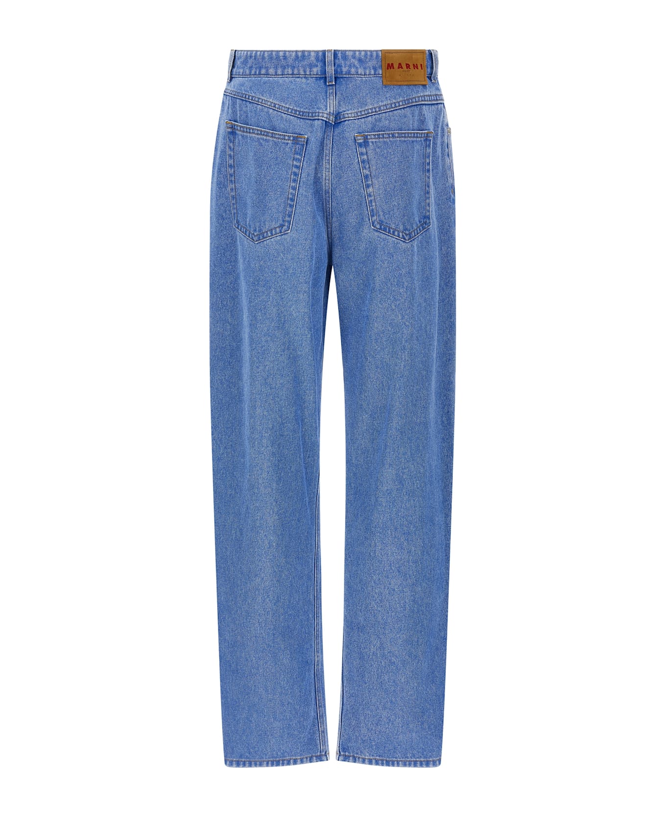 Marni Pleat Jeans - Blue