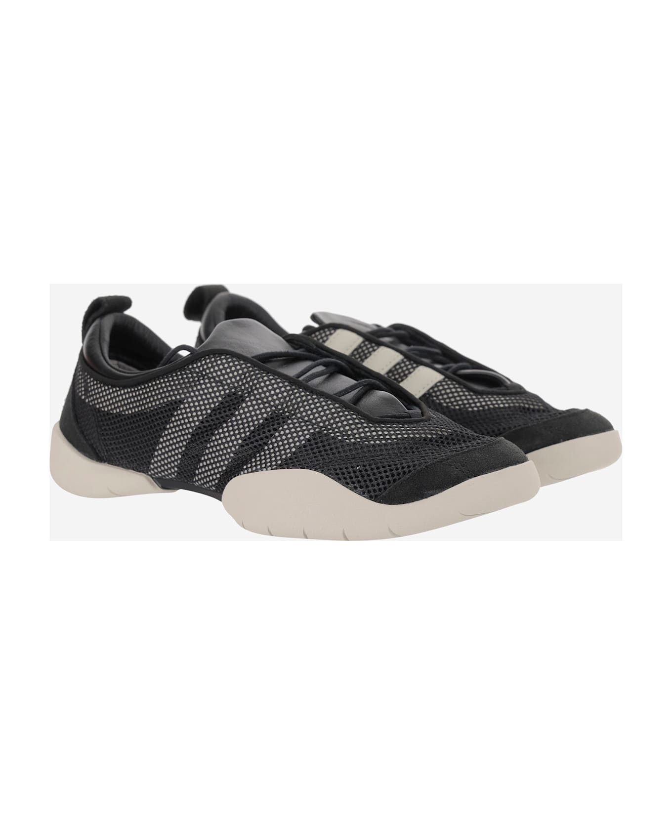 Y-3 Regu Lace-up Sneakers - Black