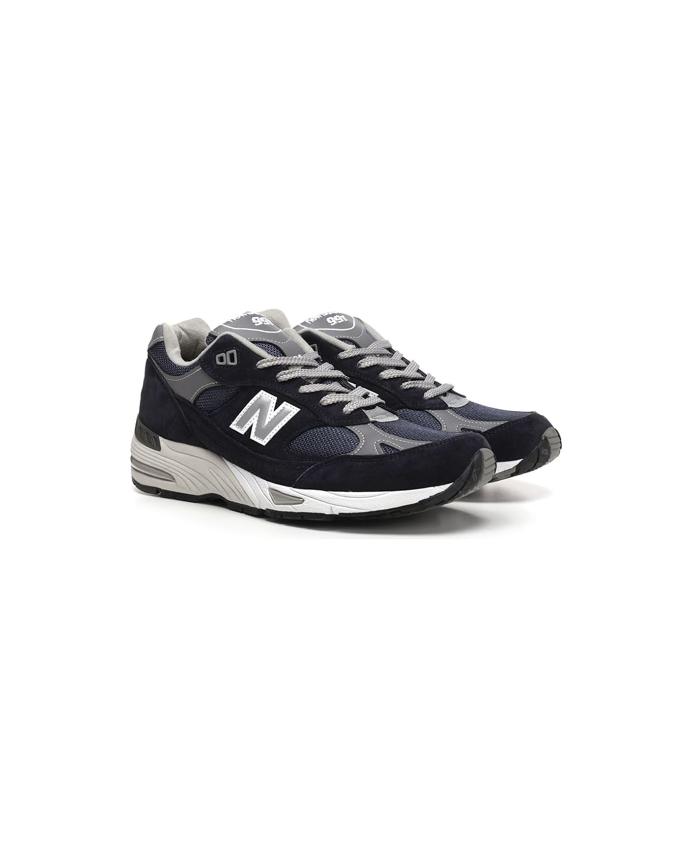 New Balance Blue '991' Sneakers - Navy