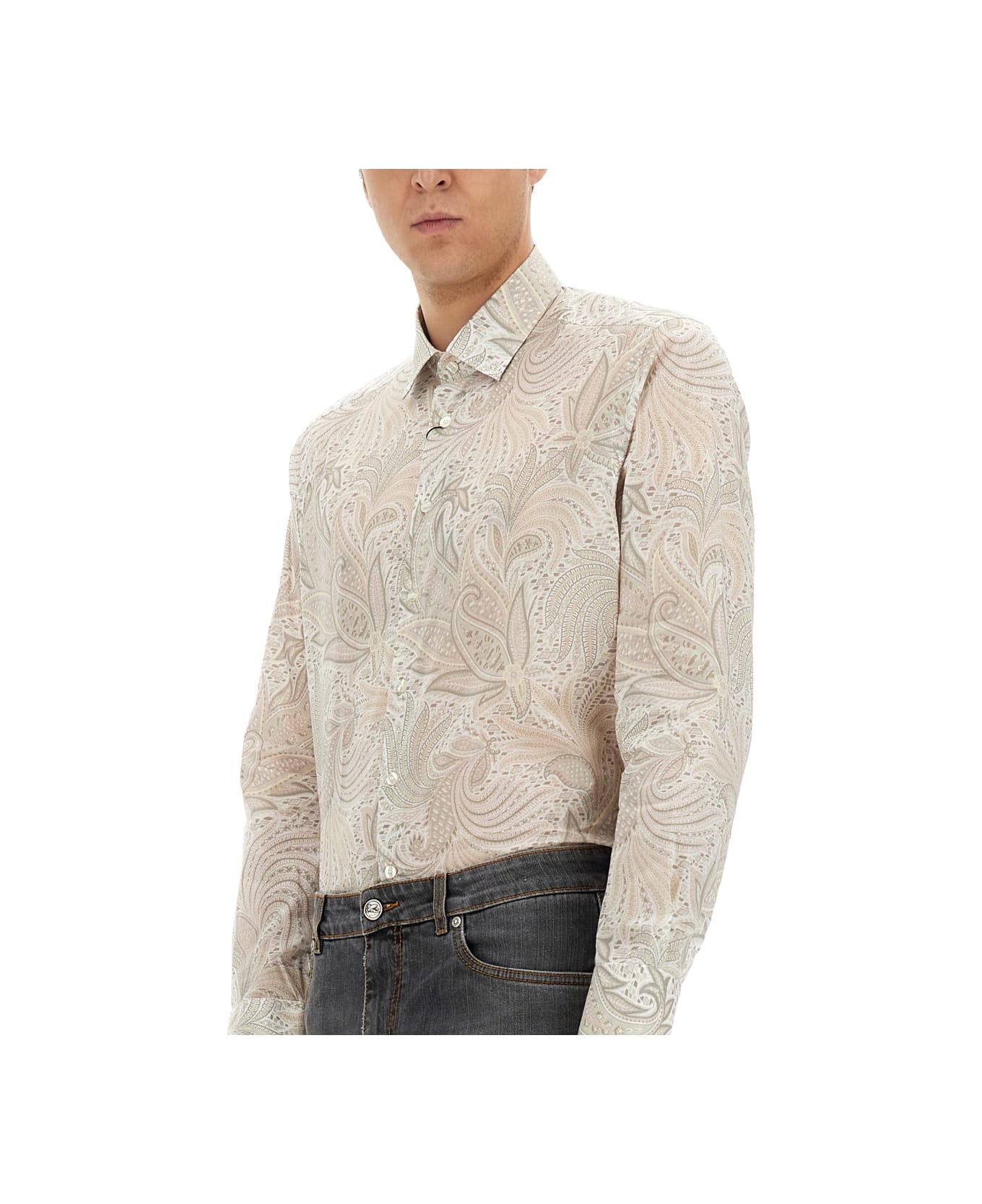 Etro Cotton Shirt - IVORY