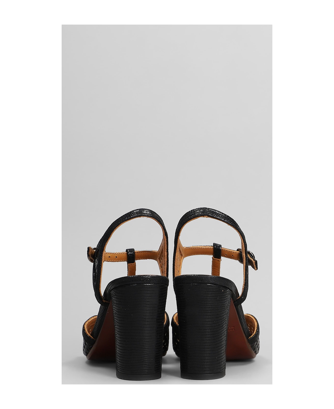 Chie Mihara Bessy 46 Sandals In Black Leather - black